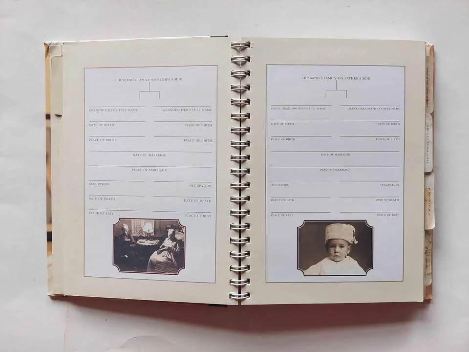 Our Family History Genealogy Journal  Hardback Record Book image indicator(2)