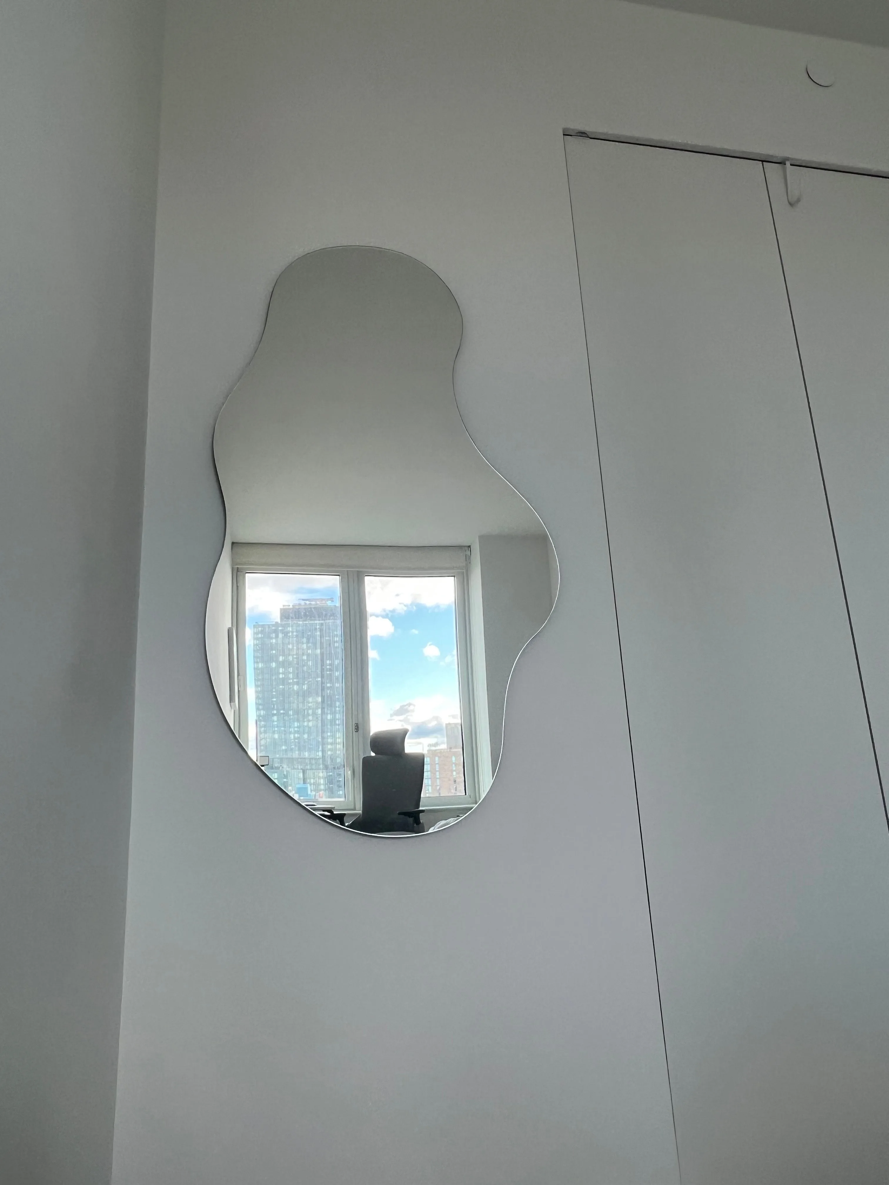 Large Cloud Shaped Mirror 46'' - Hang Vertically or Horizontally