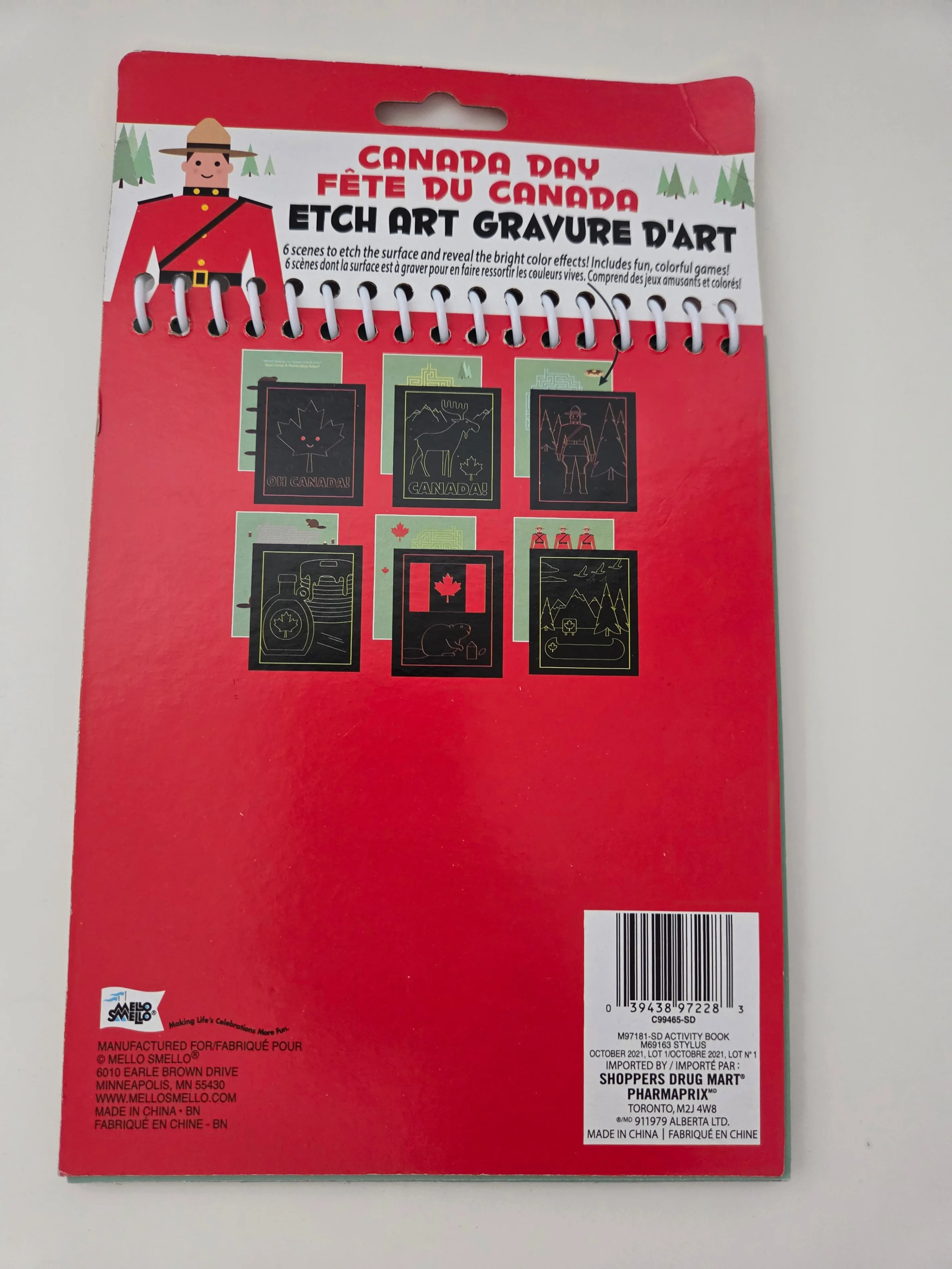 Canada Day Etch Art book – 6 pictures, 3+ image indicator(8)