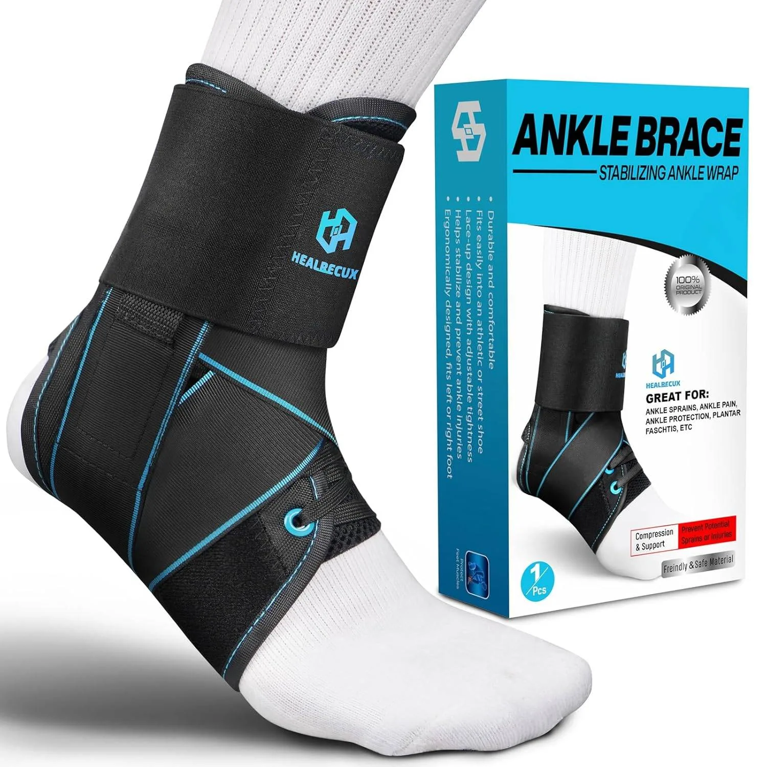 Healbecux Ankle Brace Stabilizing Ankle Wrap