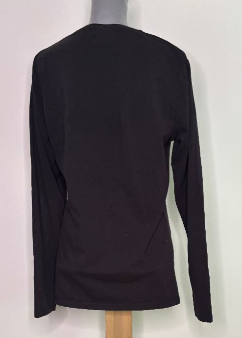 Black Cotton Gymshark Long Sleeve Shirt Adult Medium - photo 2