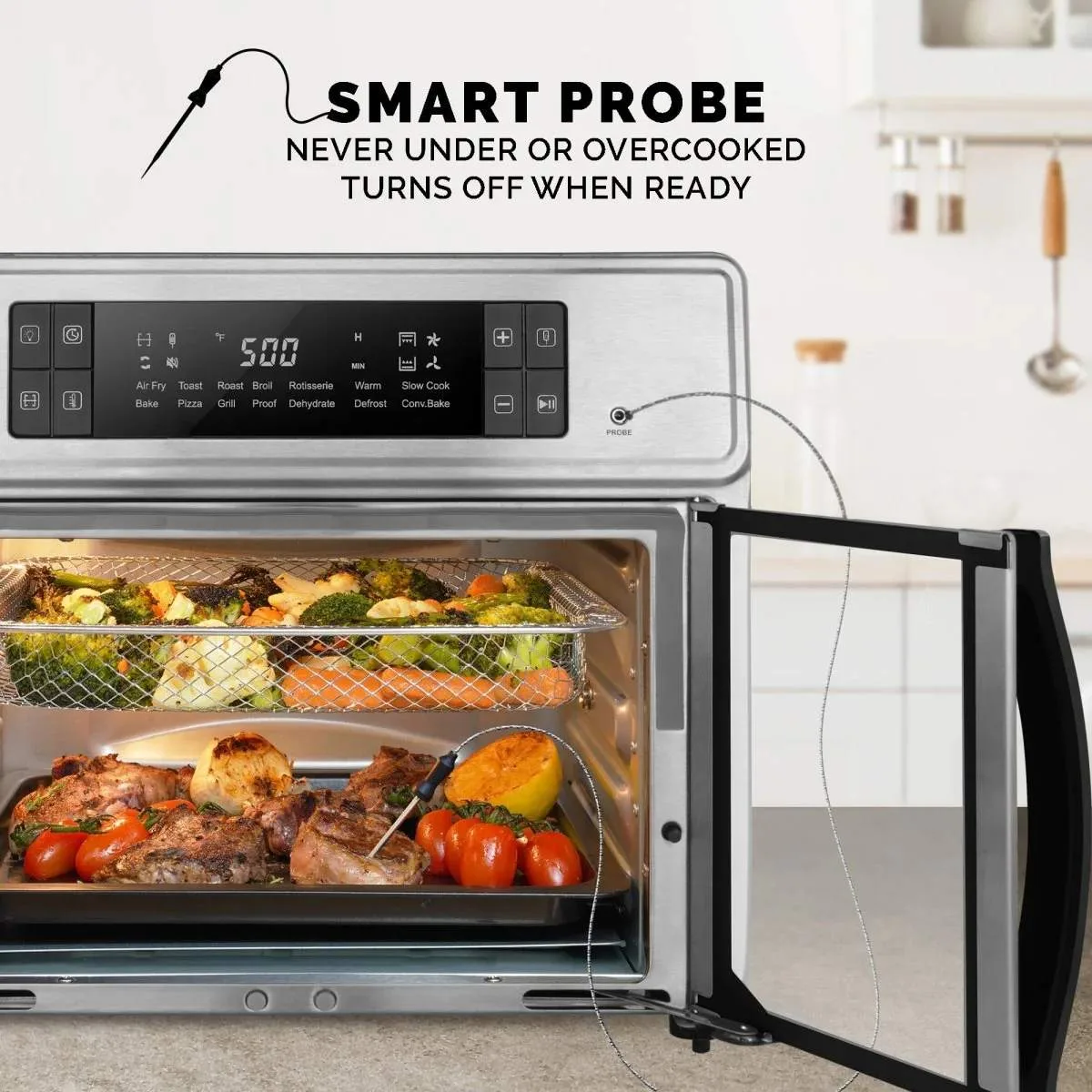 Kalorik MAXX 26 Quart Digital Air Fryer Oven Grill Deluxe image indicator(2)