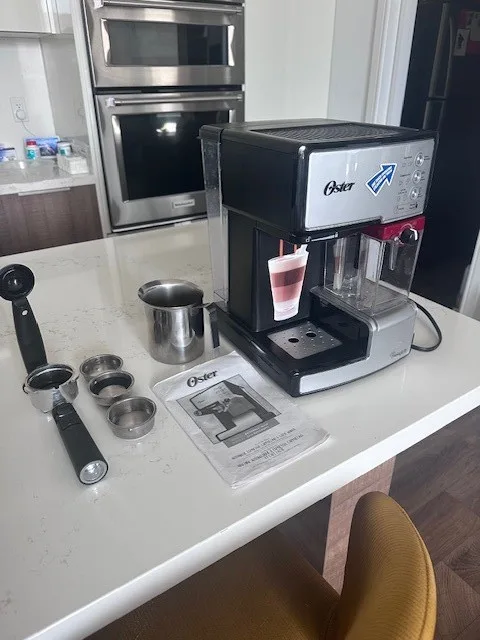 Oster Automatic Espresso, Cappuccino and Latte Maker image indicator(8)