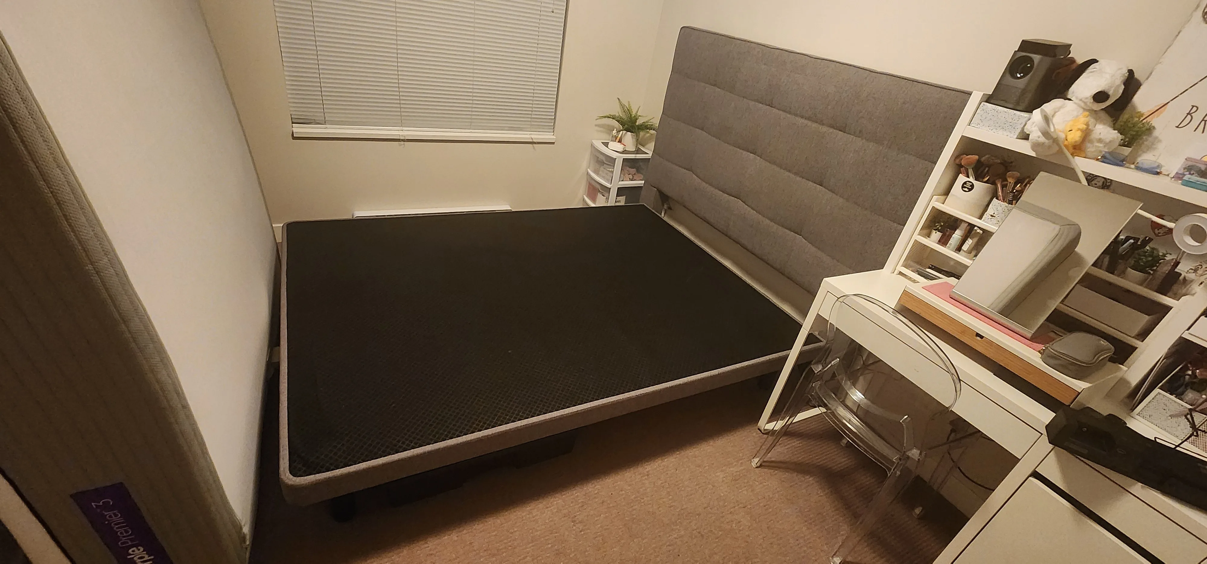 Queen Bed Set – Purple Premier 3 + Platform Base + Headboard image indicator(8)