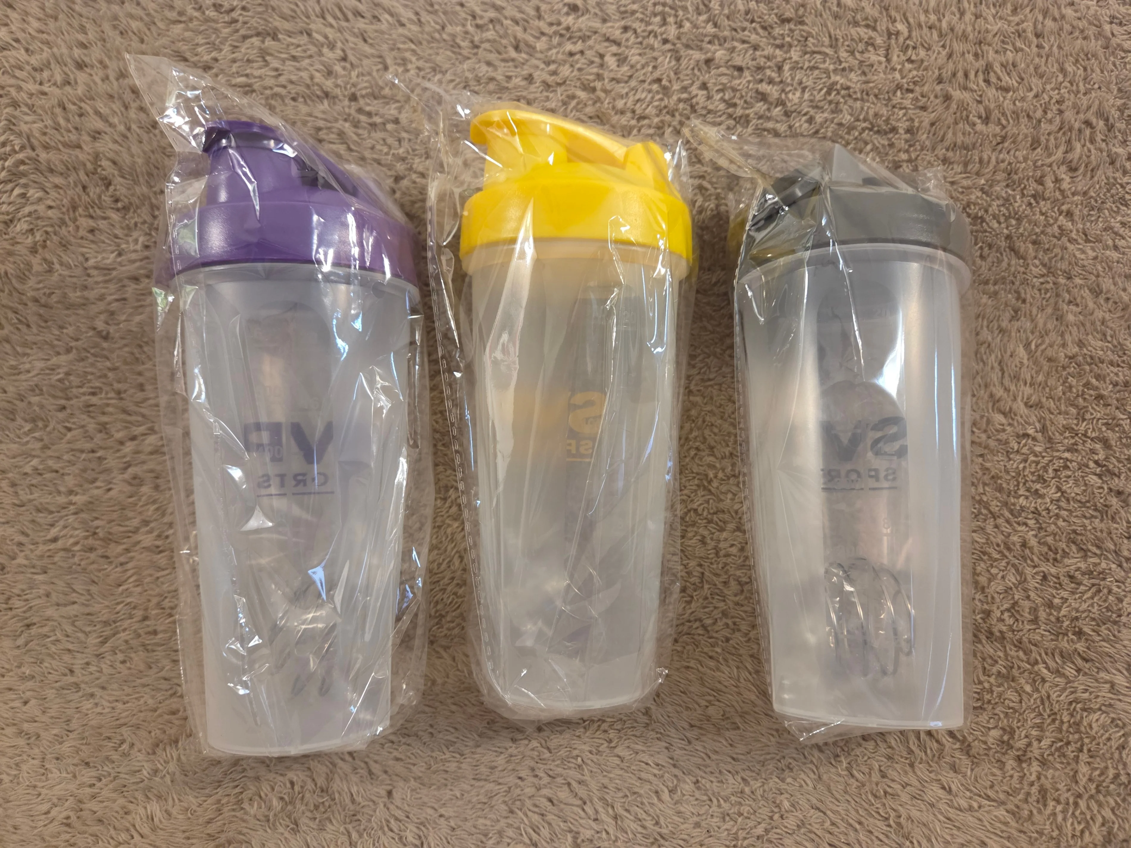 SVP Sports Protein Shaker Bottles 700 ml – New, Set of 3 image indicator(2)