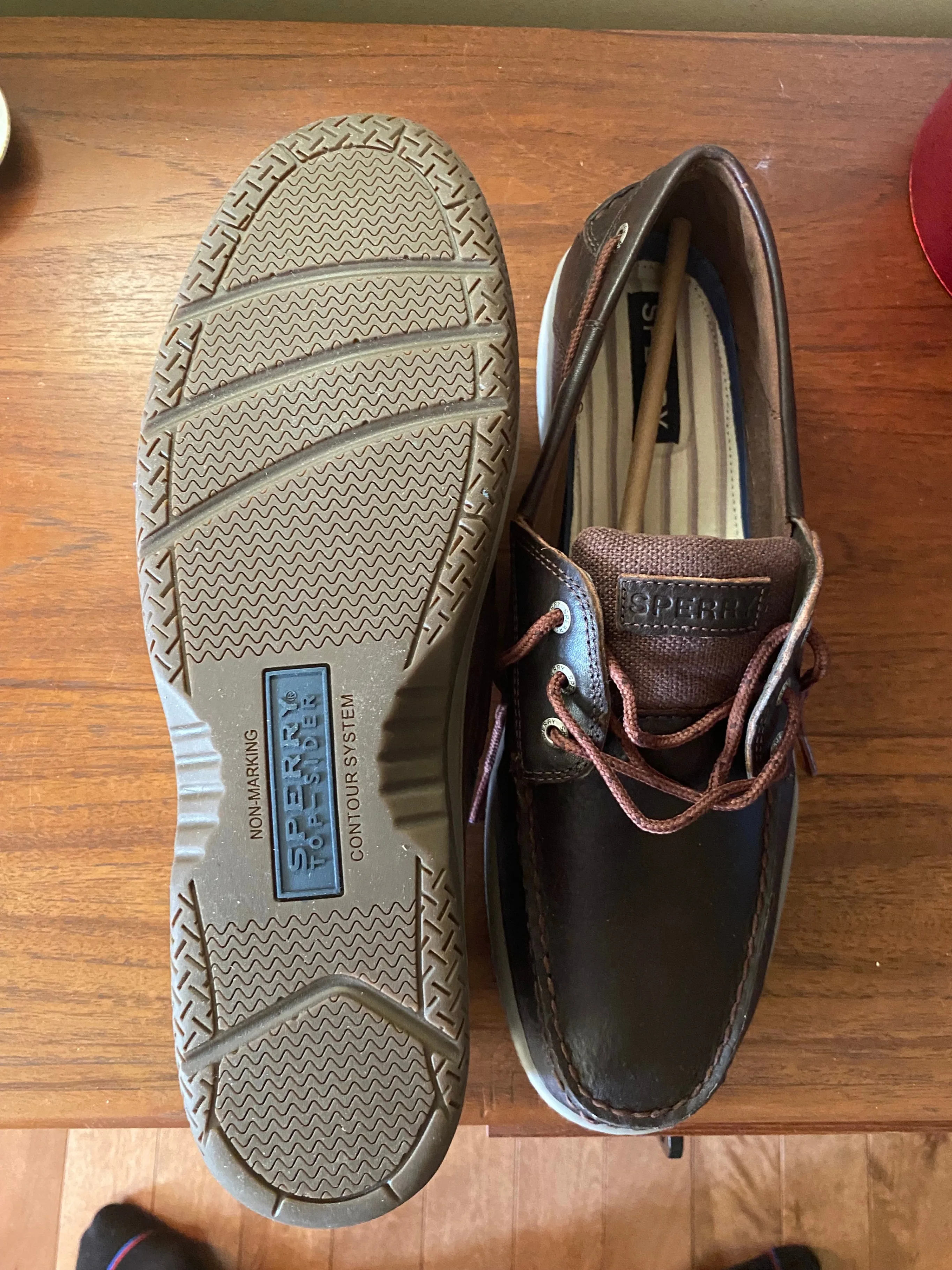 Sperry Leather Billfish 3-Hole size 15 image indicator(4)