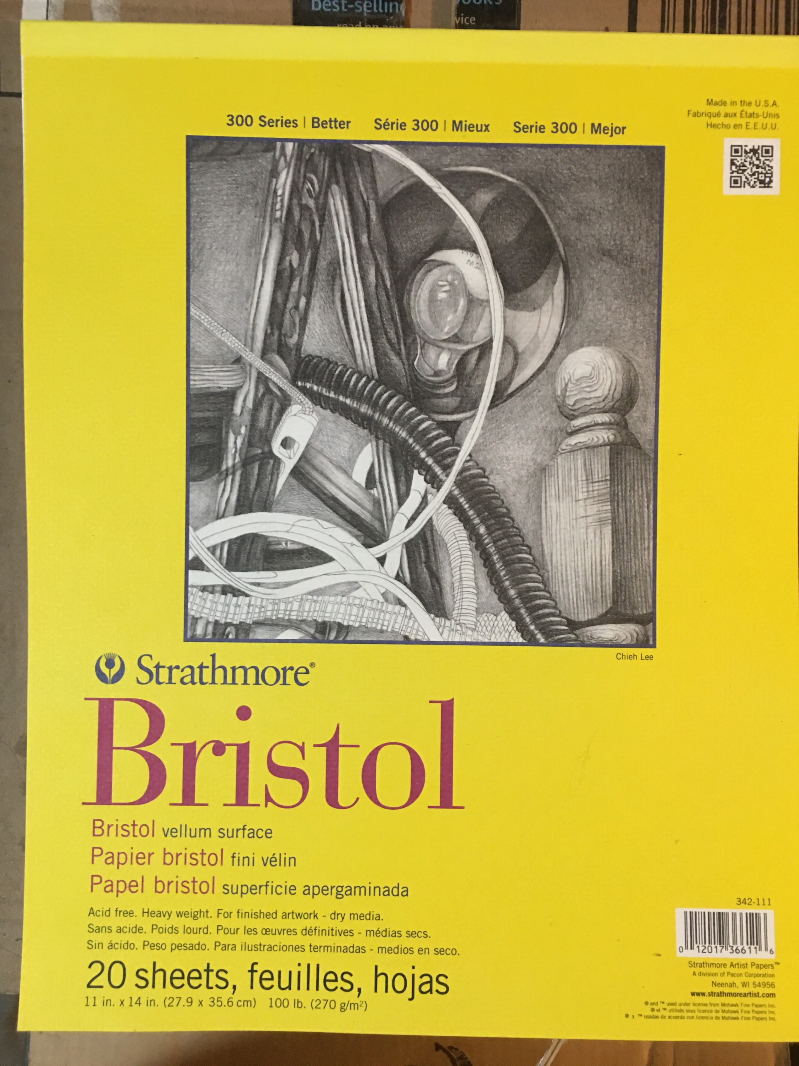 Strathmore Bristol Artist Paper Pad 11x14