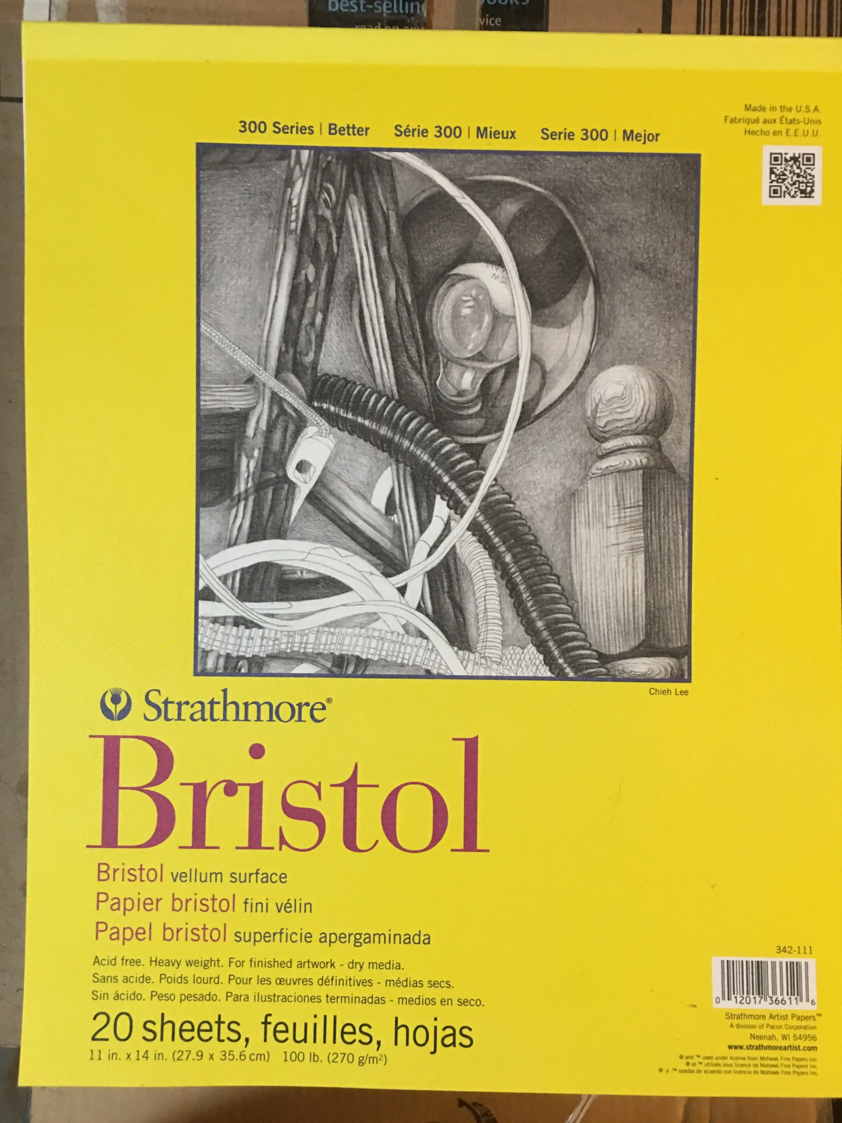 Strathmore Bristol Artist Paper Pad 11x14