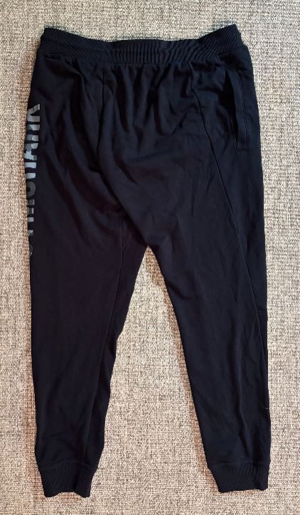 Black Gymshark Camo Printed Cotton Joggers Adult Large - photo 3