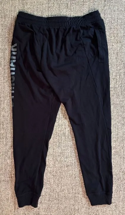 Black Gymshark Camo Printed Cotton Joggers Adult Large image indicator(3)