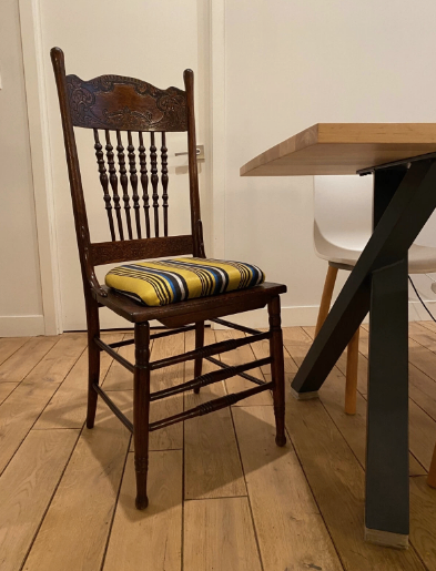 Antique American Country Wooden Chair - photo 5