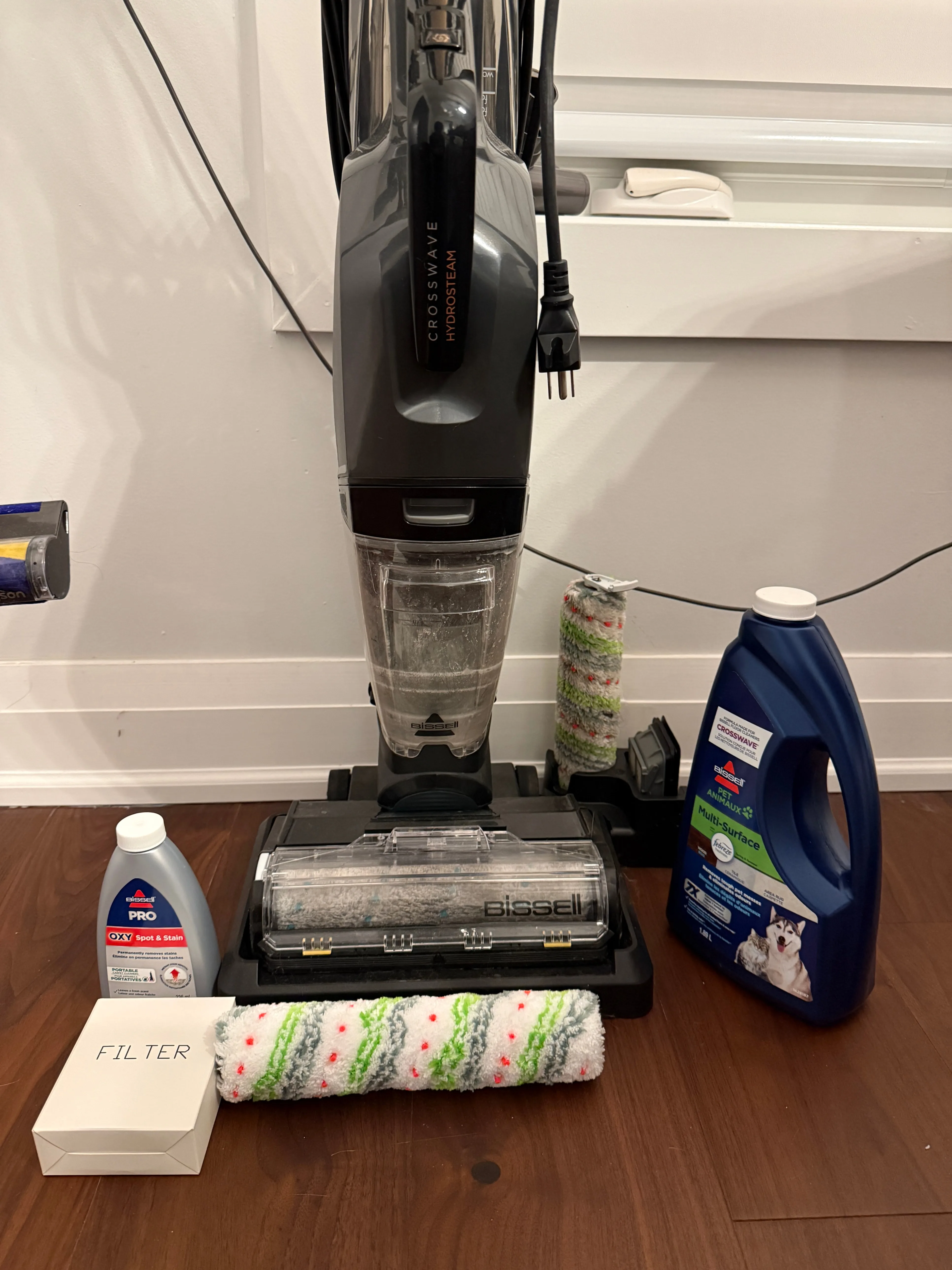 Bissell CrossWave HydroSteam - With NEW Roller & Filter