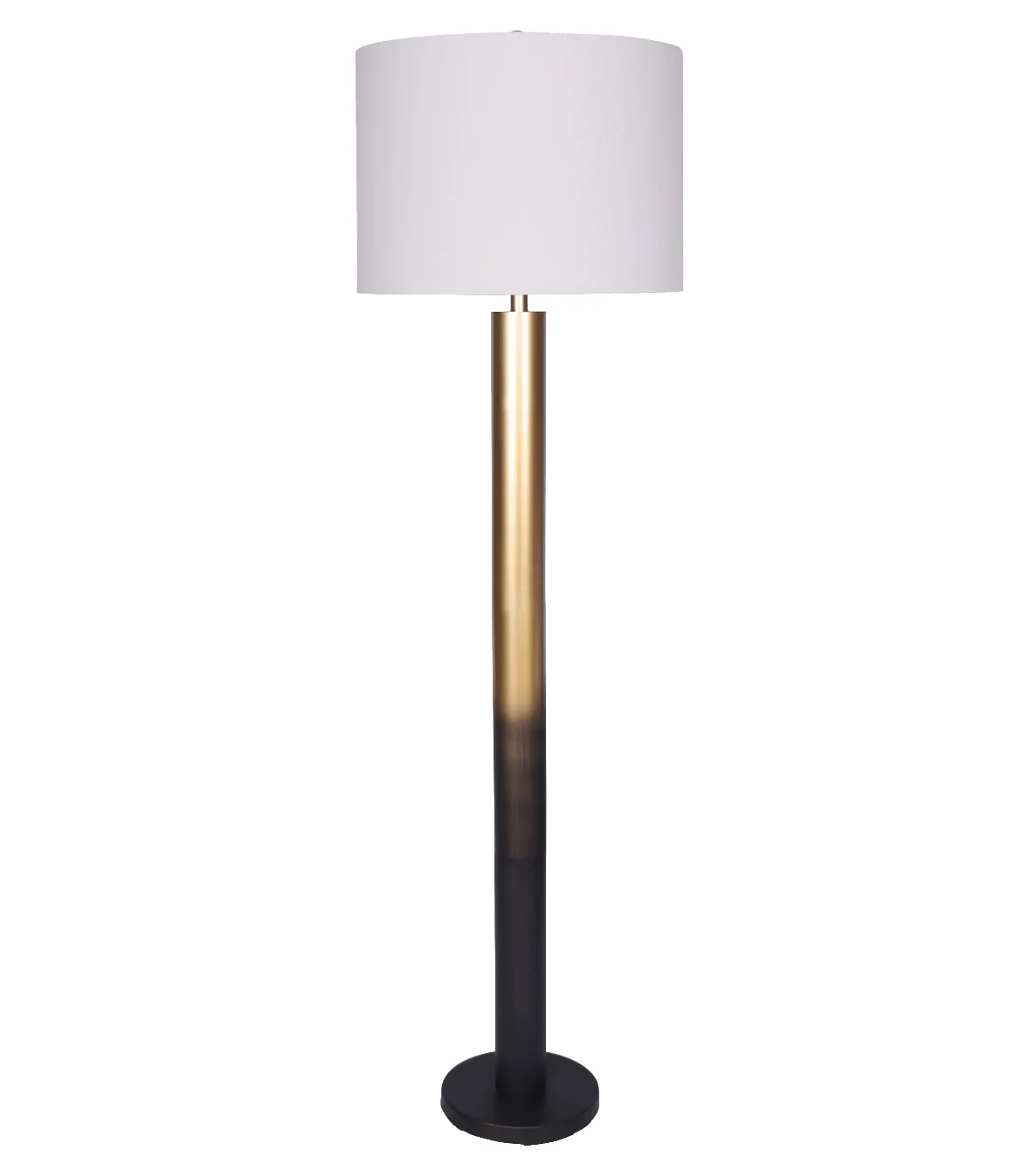 Gold/Black Ombre Metal Floor Lamp