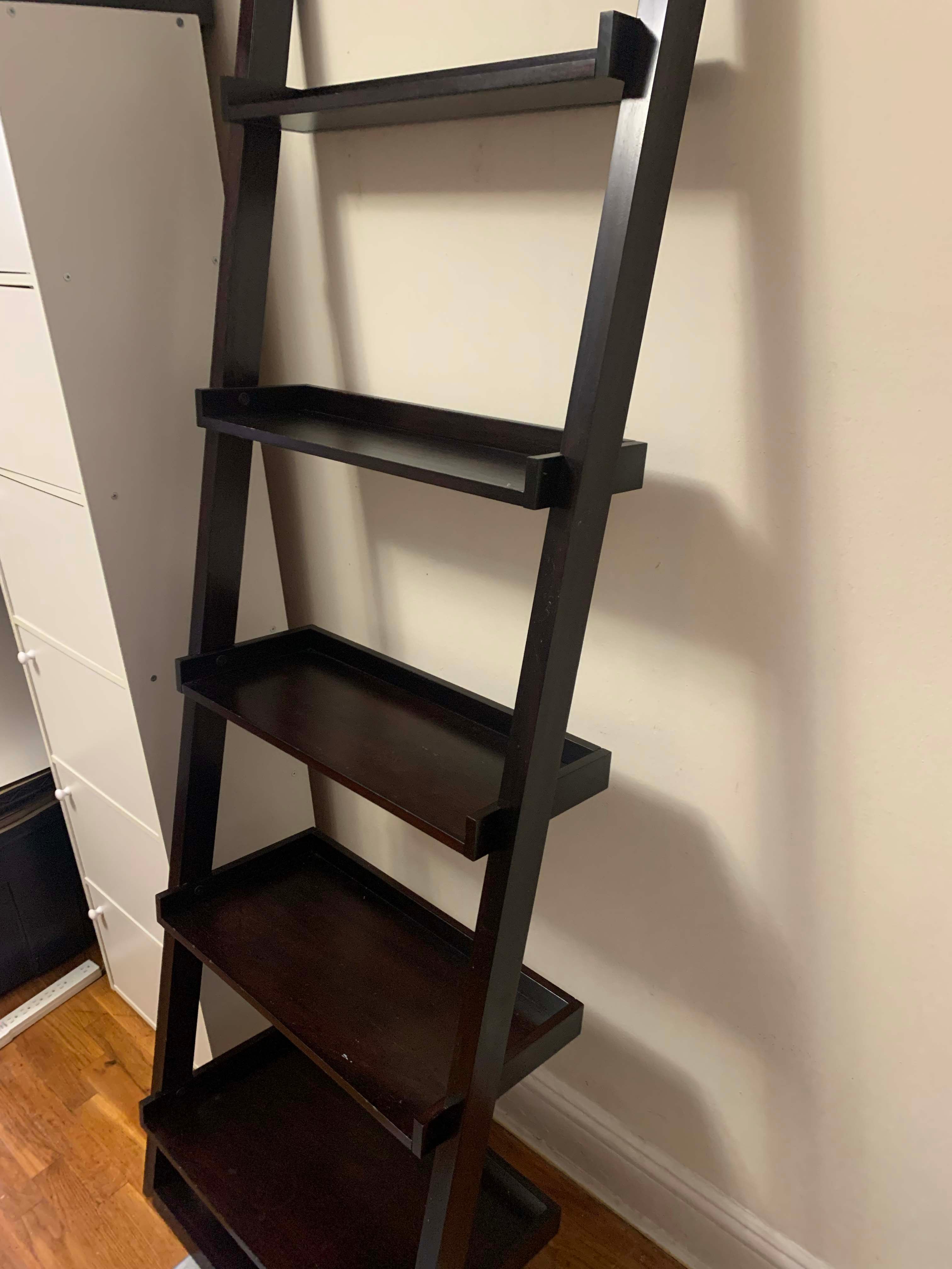 Wall Leaning 5-Tier Ladder Shelf - photo 2
