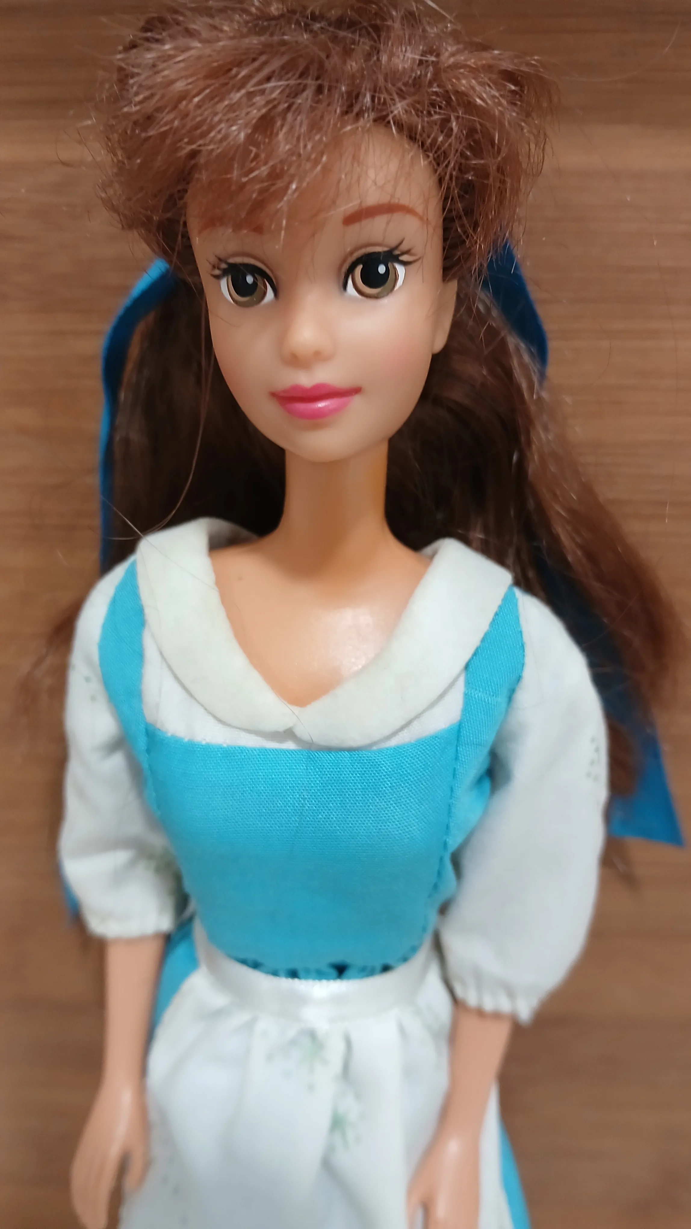 Disney Dolls with Original Outfits,12in.Good Condition, Both for image indicator(8)
