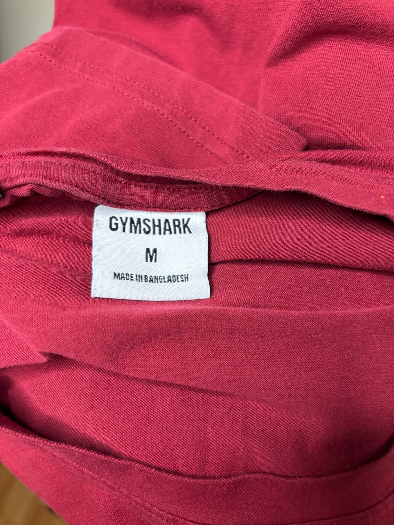 Gymshark Legacy Maroon Tee Shirt Adult Medium - photo 4
