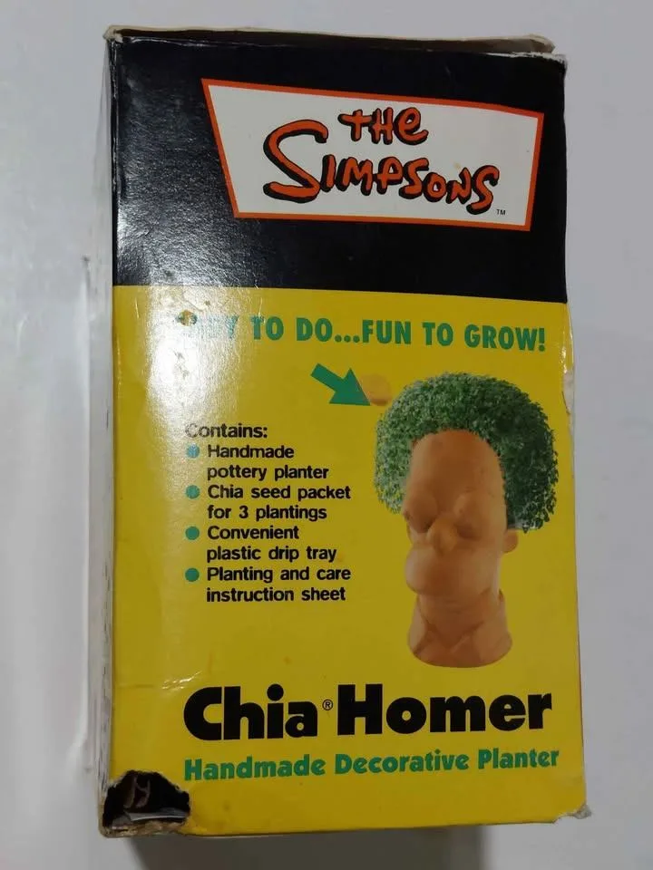 The Simpsons Chia Homer Handmade Decorative Planter image indicator(3)