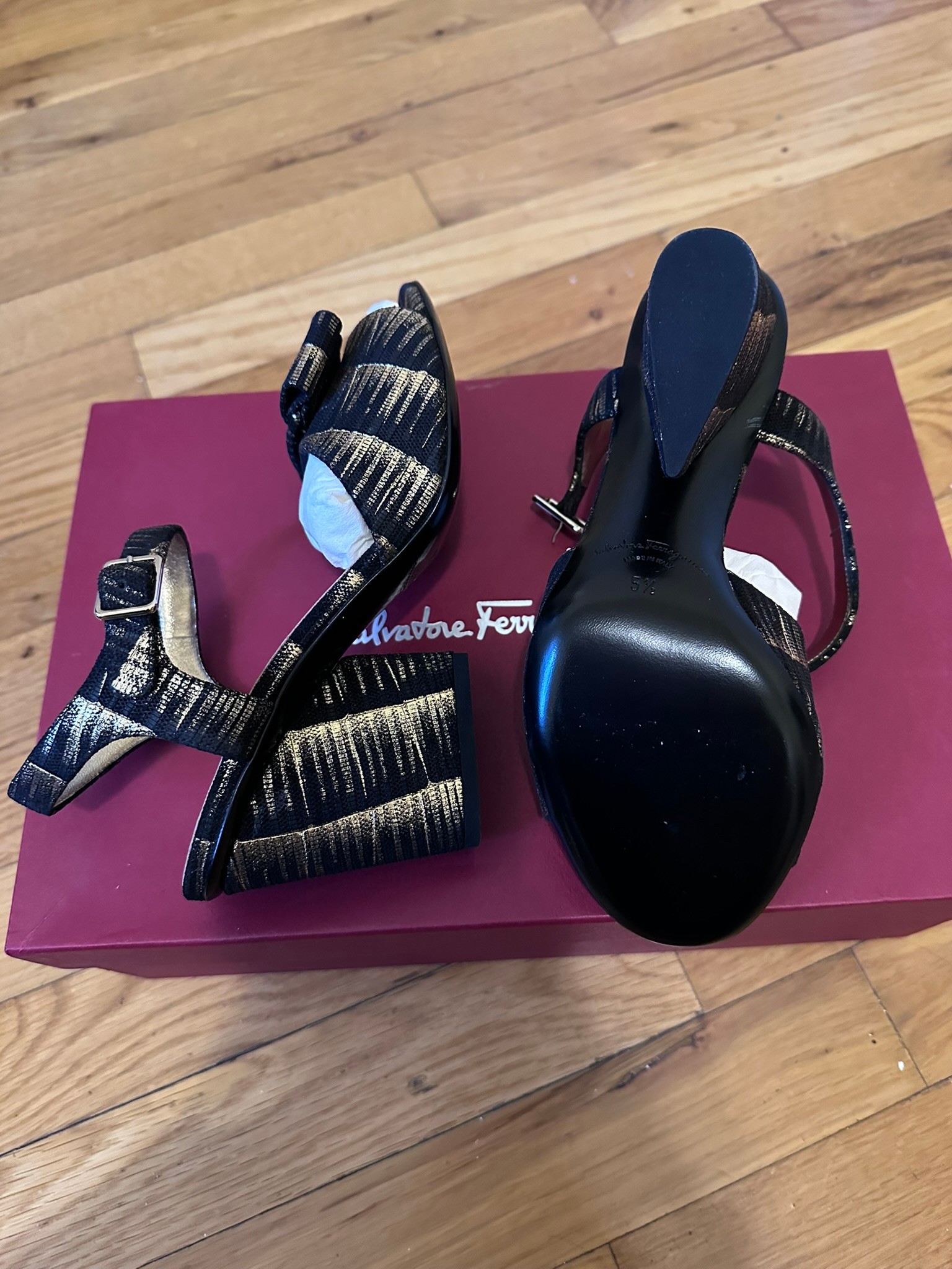 Salvatore Ferragamo “Violet” Heels (Brand New, Never Worn) - photo 4
