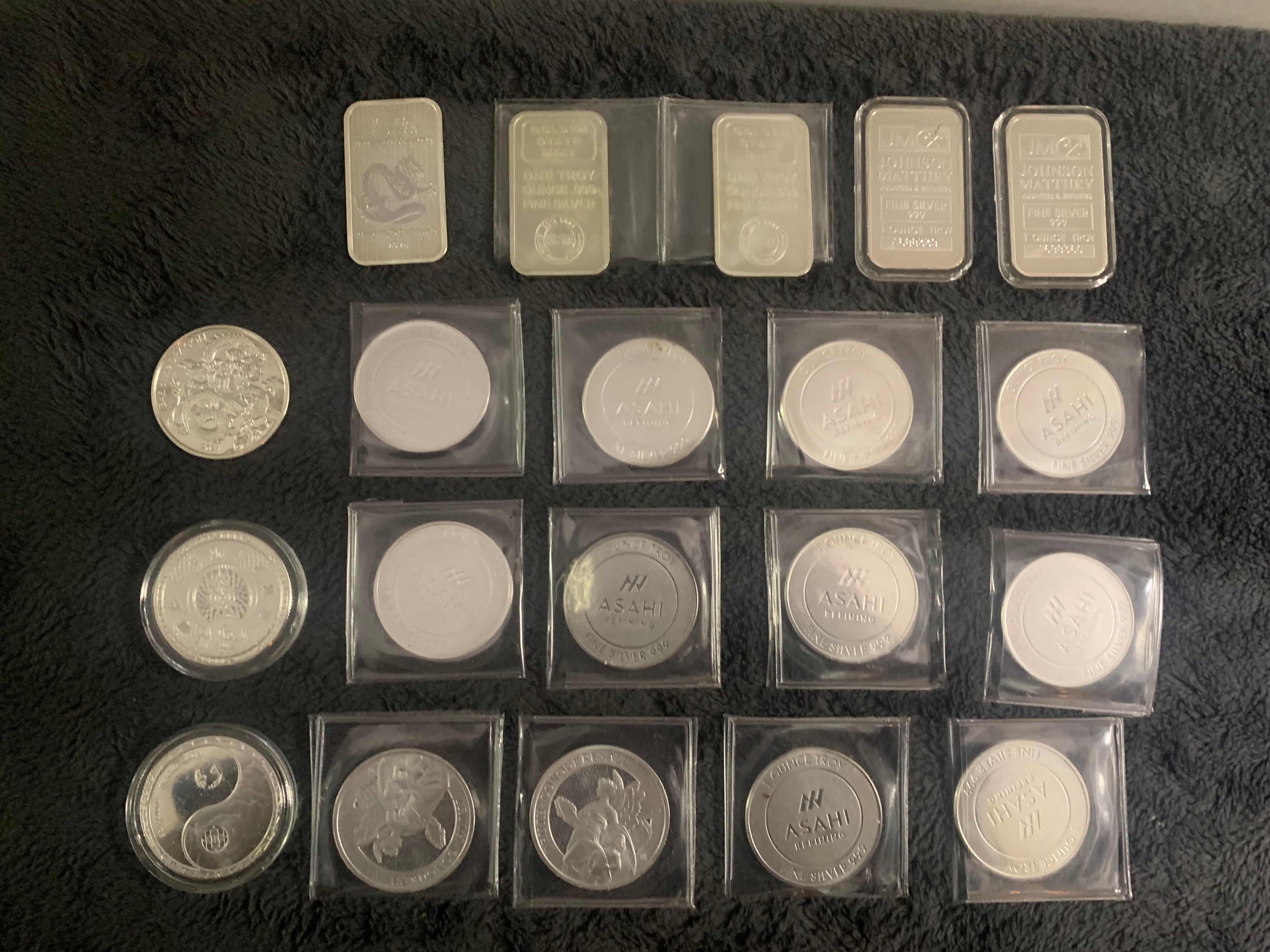 Lot of 20 1oz Coins / Silver Bars - photo 4