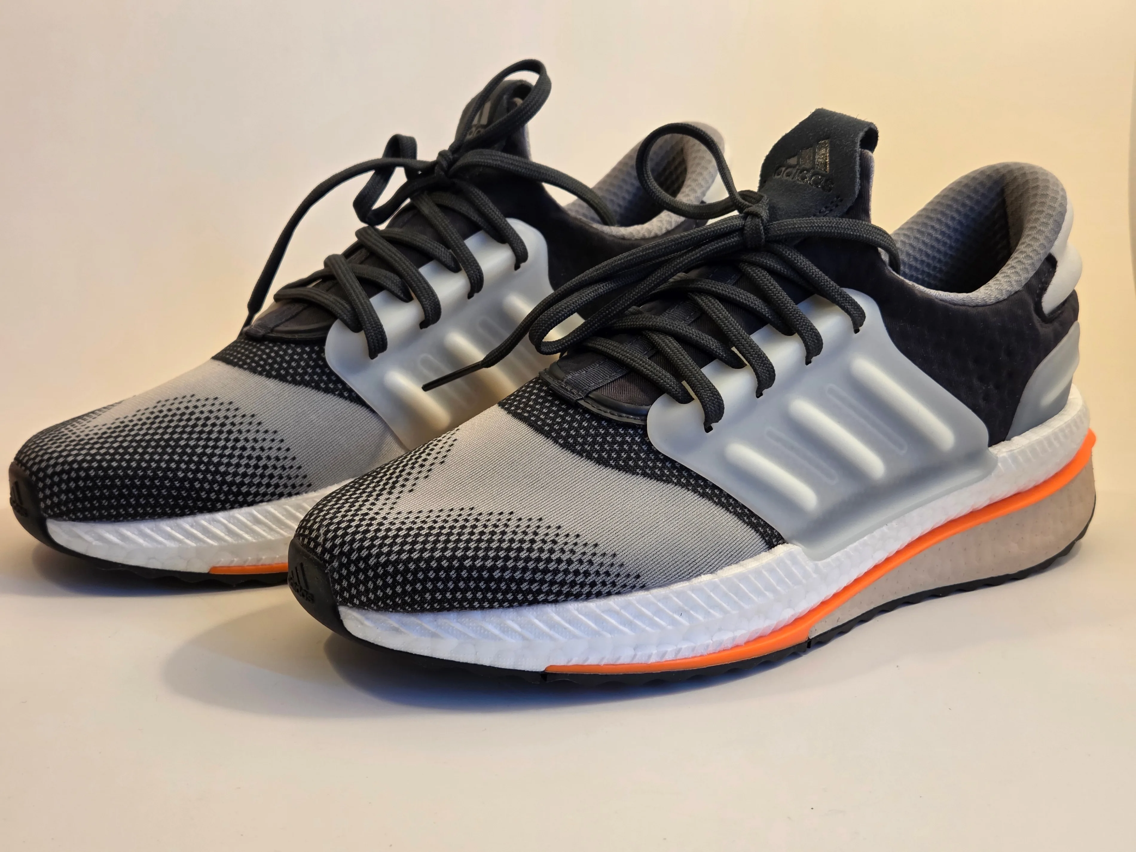 adidas X_PLRBOOST Men’s US 10.5 Grey/Orange w/Box