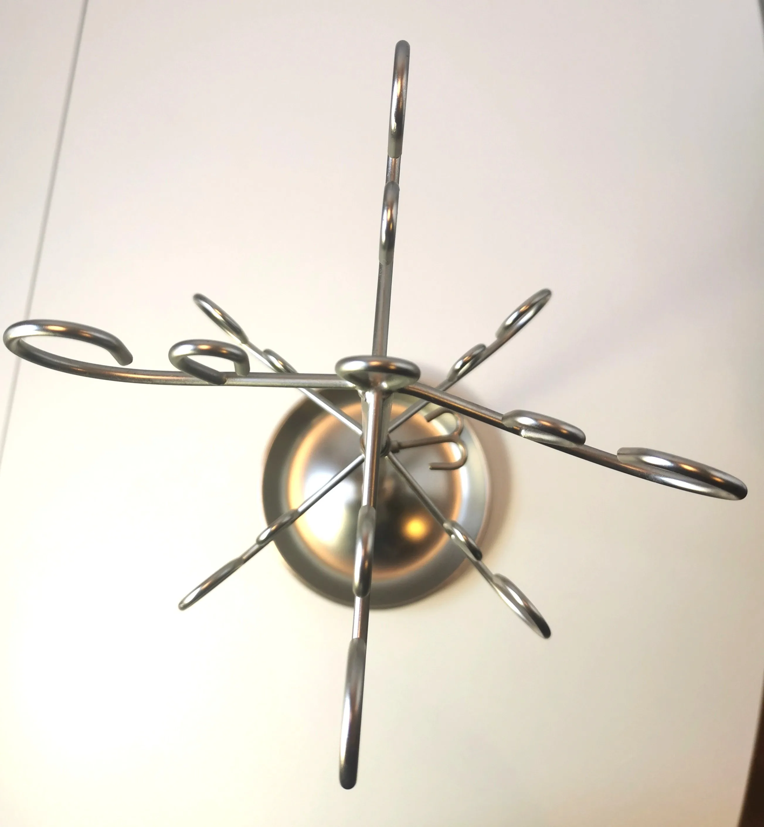 Silver-Tone Metal Jewelry Display Tree, 19″, Multi-Hook Organize image indicator(5)