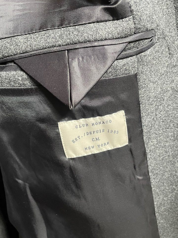 Club Monaco Men's Wool Funnel Neck Coat - photo 4