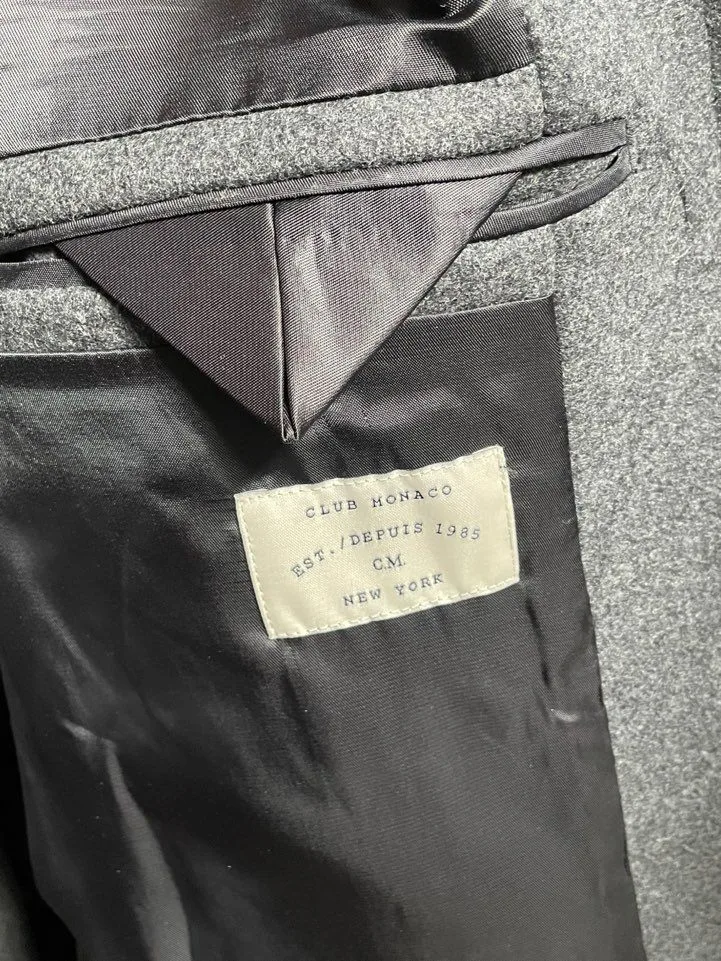 Club Monaco Men's Wool Funnel Neck Coat image indicator(4)