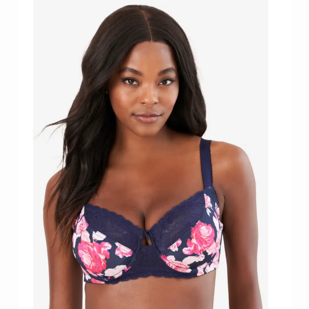 Amoureuse Lace-Trim Underwire 38C Bra