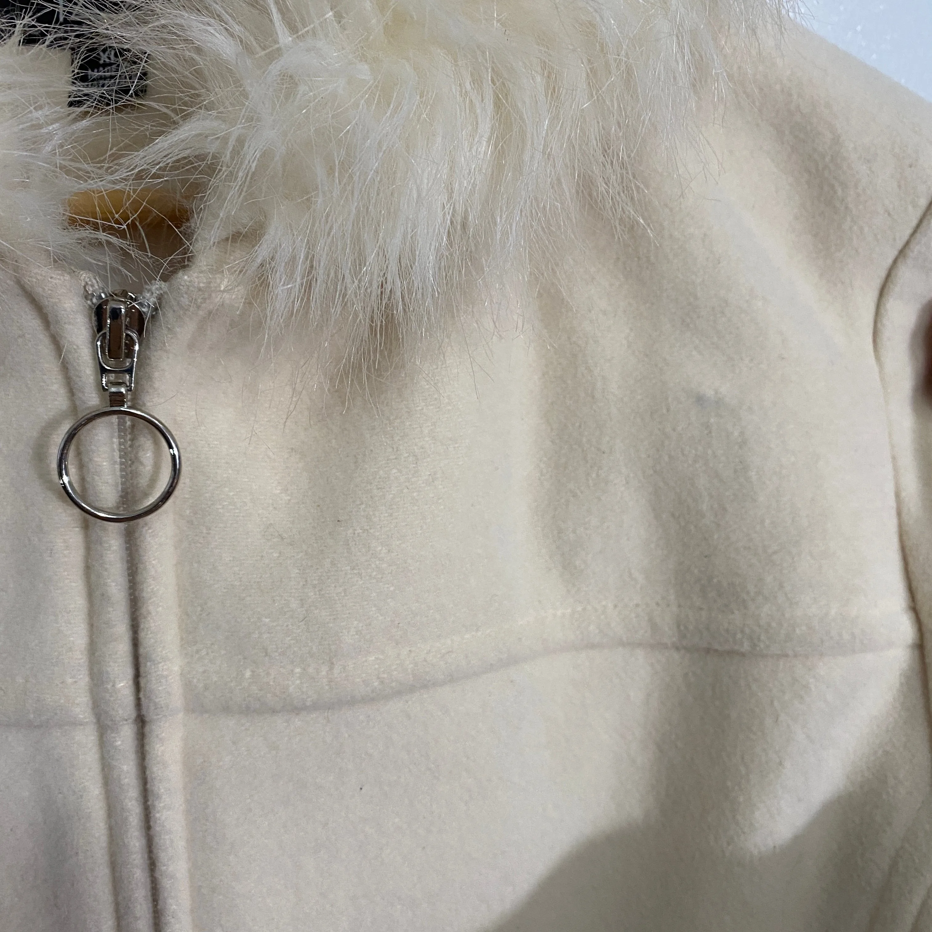 Vintage Fur Trimmed Wool Hooded Jacket image indicator(4)