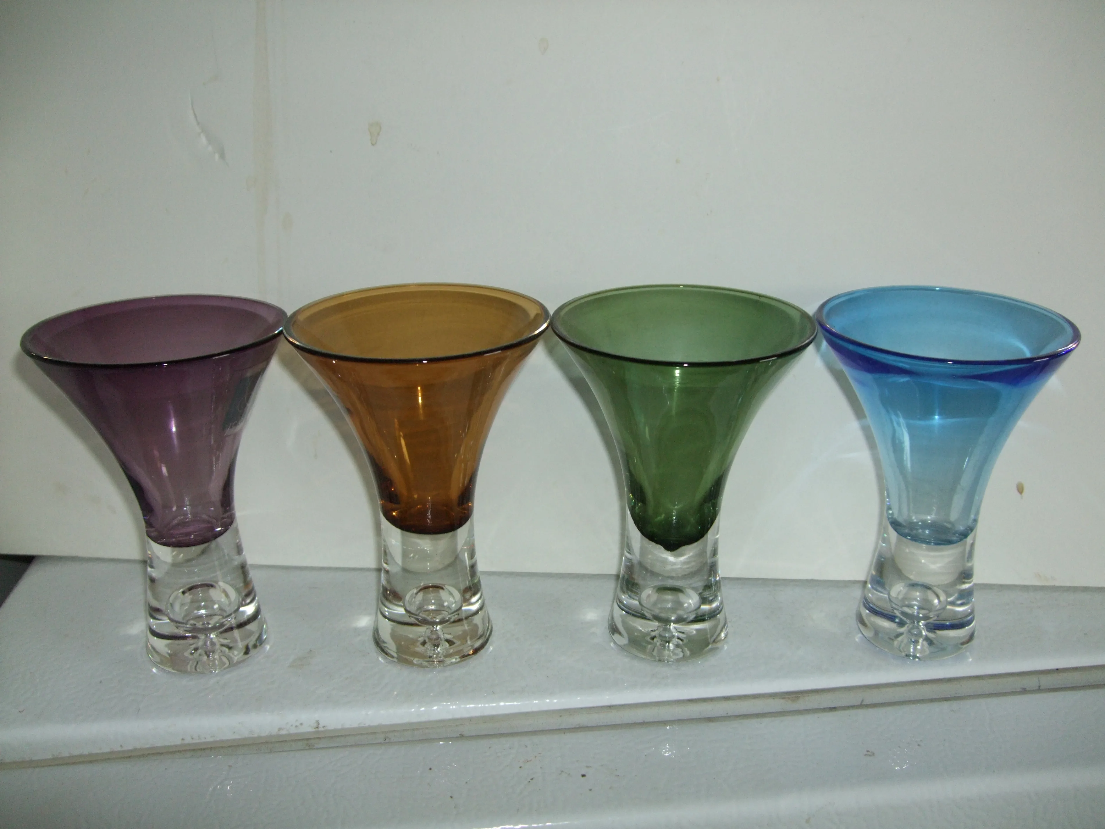 Set of 4 Colorful Shot Glasses
