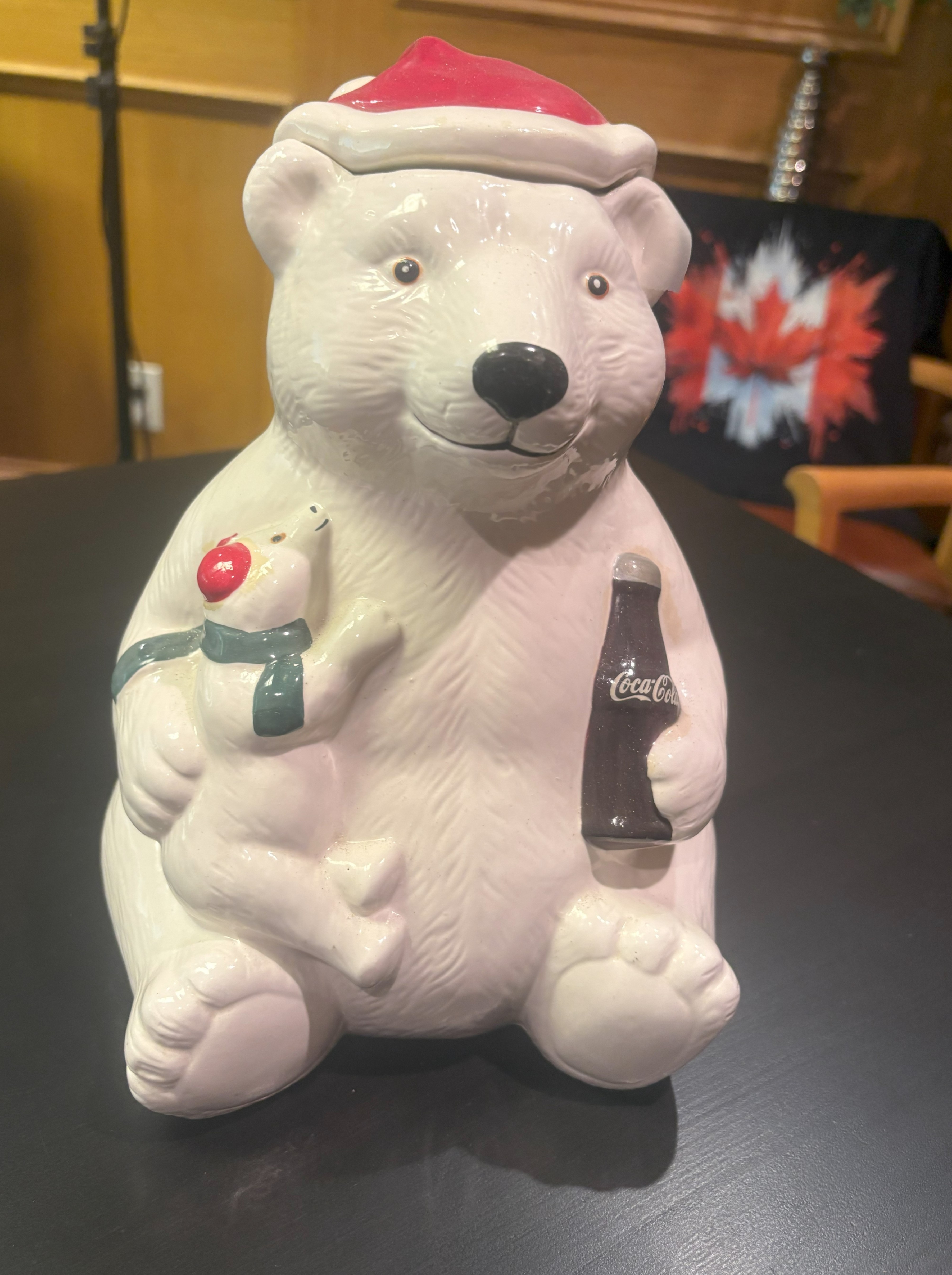 Cookie Jar- Coca Cola Bear with Cub - photo 3
