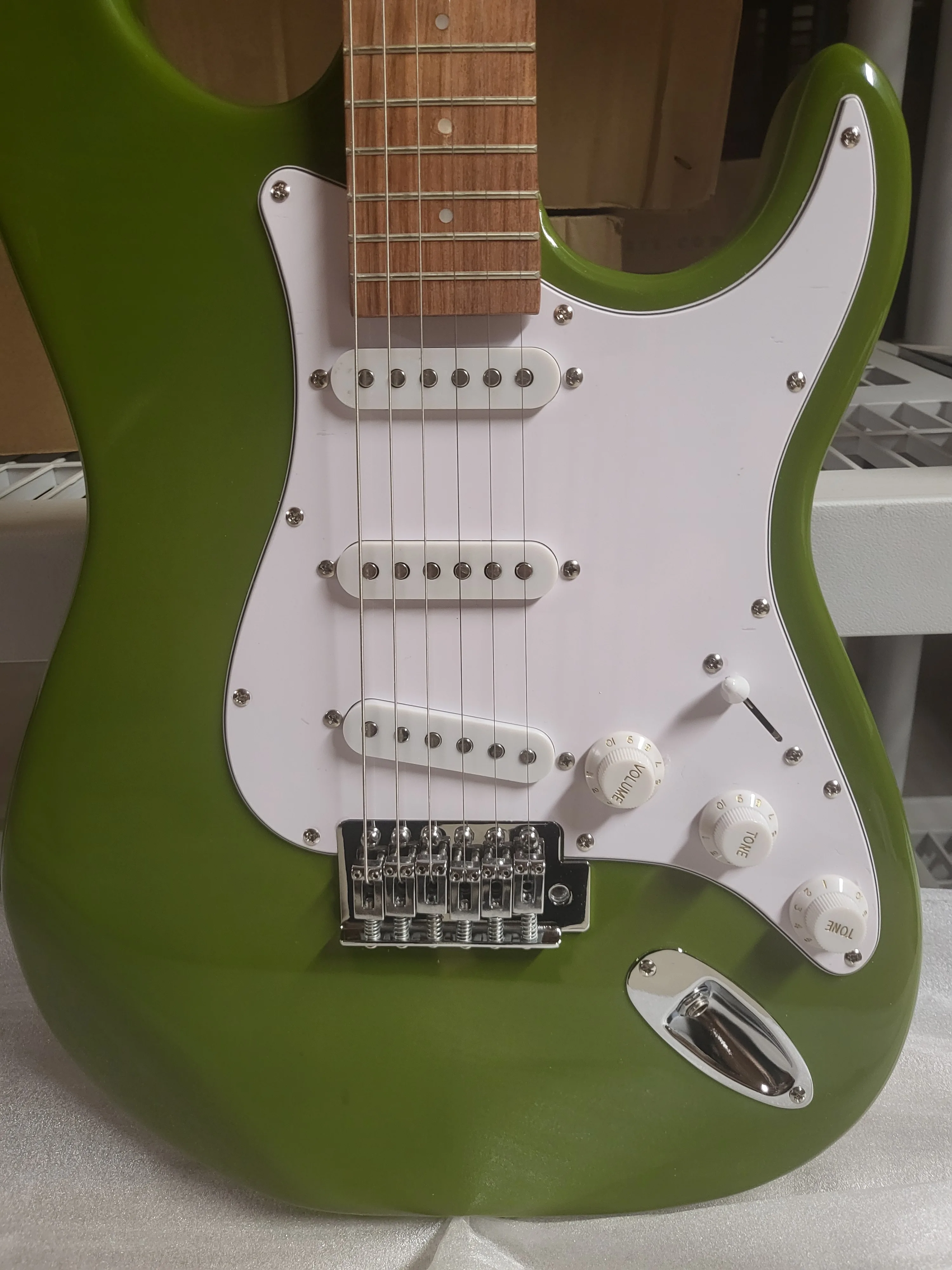 Electric Guitar 39" Full Size SSS Pickup Solid Body Perfect image indicator(5)