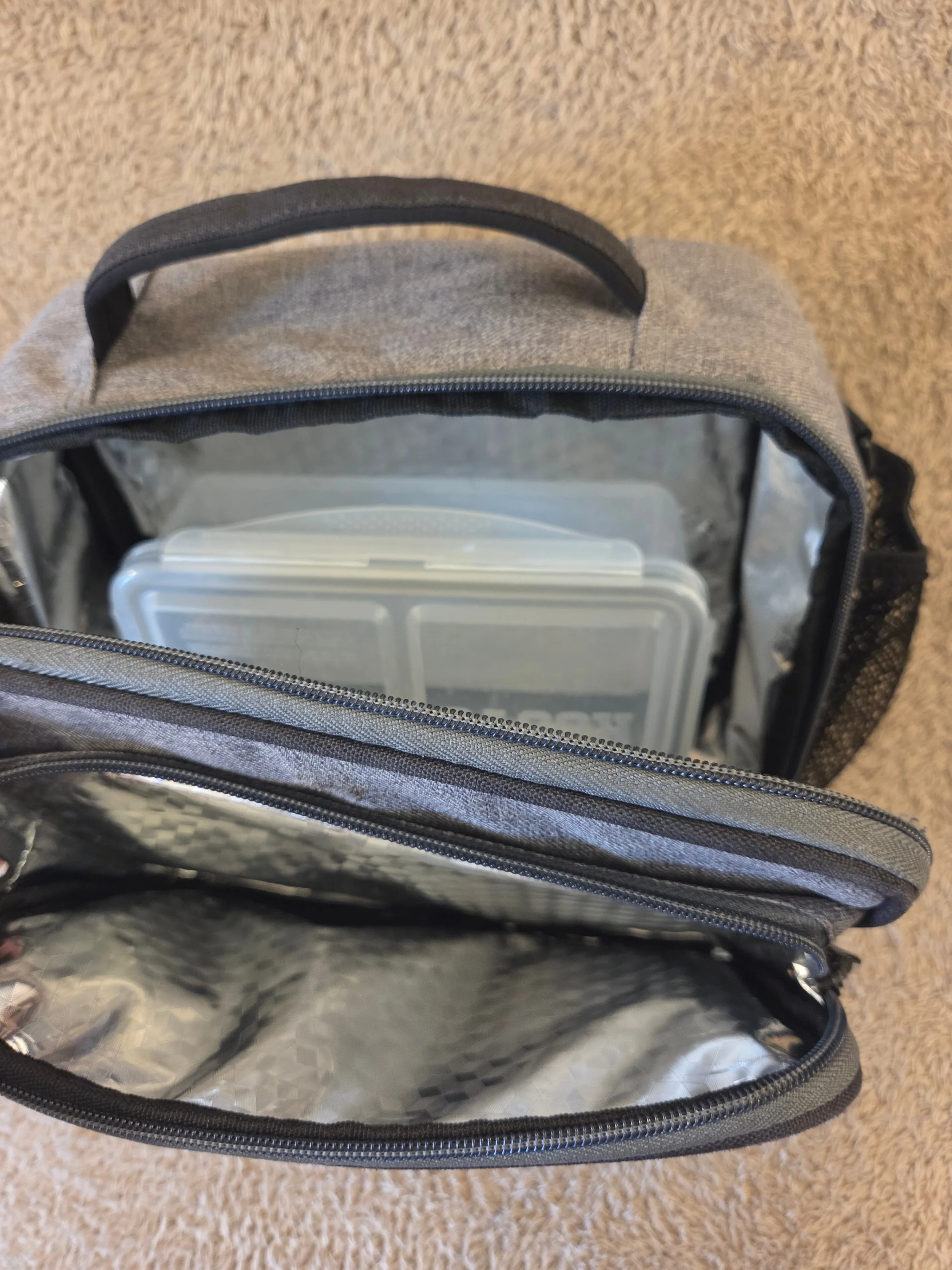 Roots insulated lunch bag + bento box, grey image indicator(5)