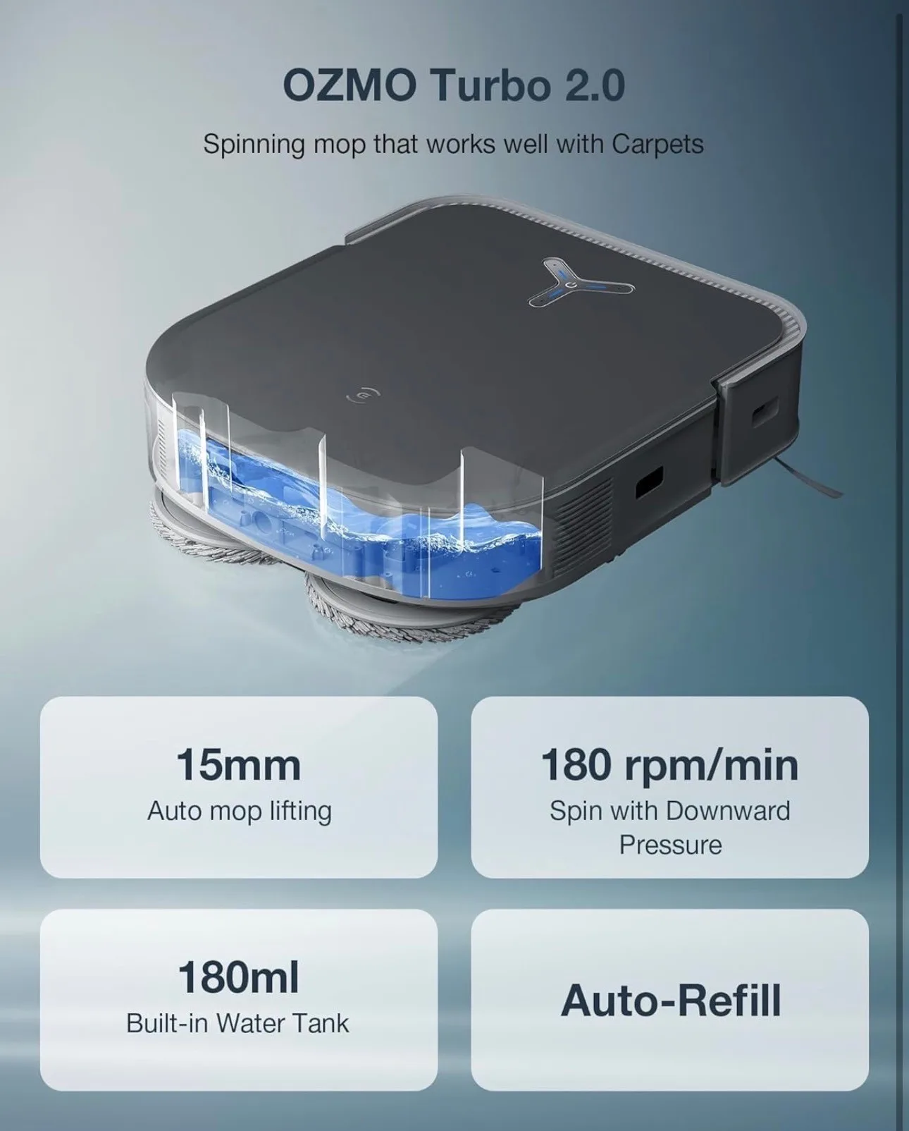 Robot Vacuum and MopLifting Self-Emptying and Refilling UPGRADED image indicator(8)