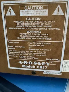 Crosley iJuke Jukebox Apple iPod iPhone Music Player w Lights image indicator(8)