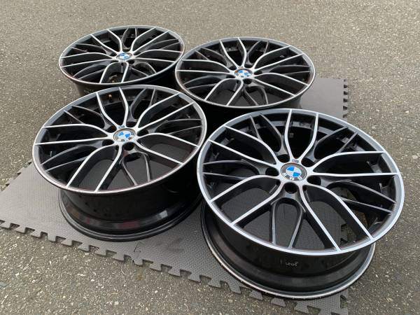 Set of 20X8/8.5 BMW Forged Style 405M rims in good used cond - photo 5