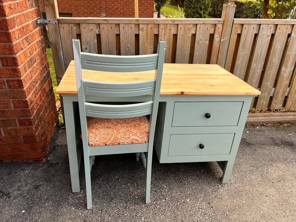 Vintage Solid Wood Desk image indicator(2)