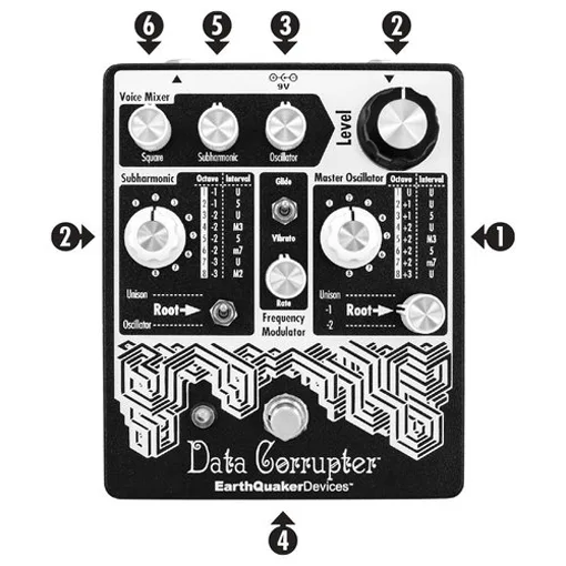 On Sale! EarthQuaker Devices Data Corrupter – Synth Fuzz Octave image indicator(10)