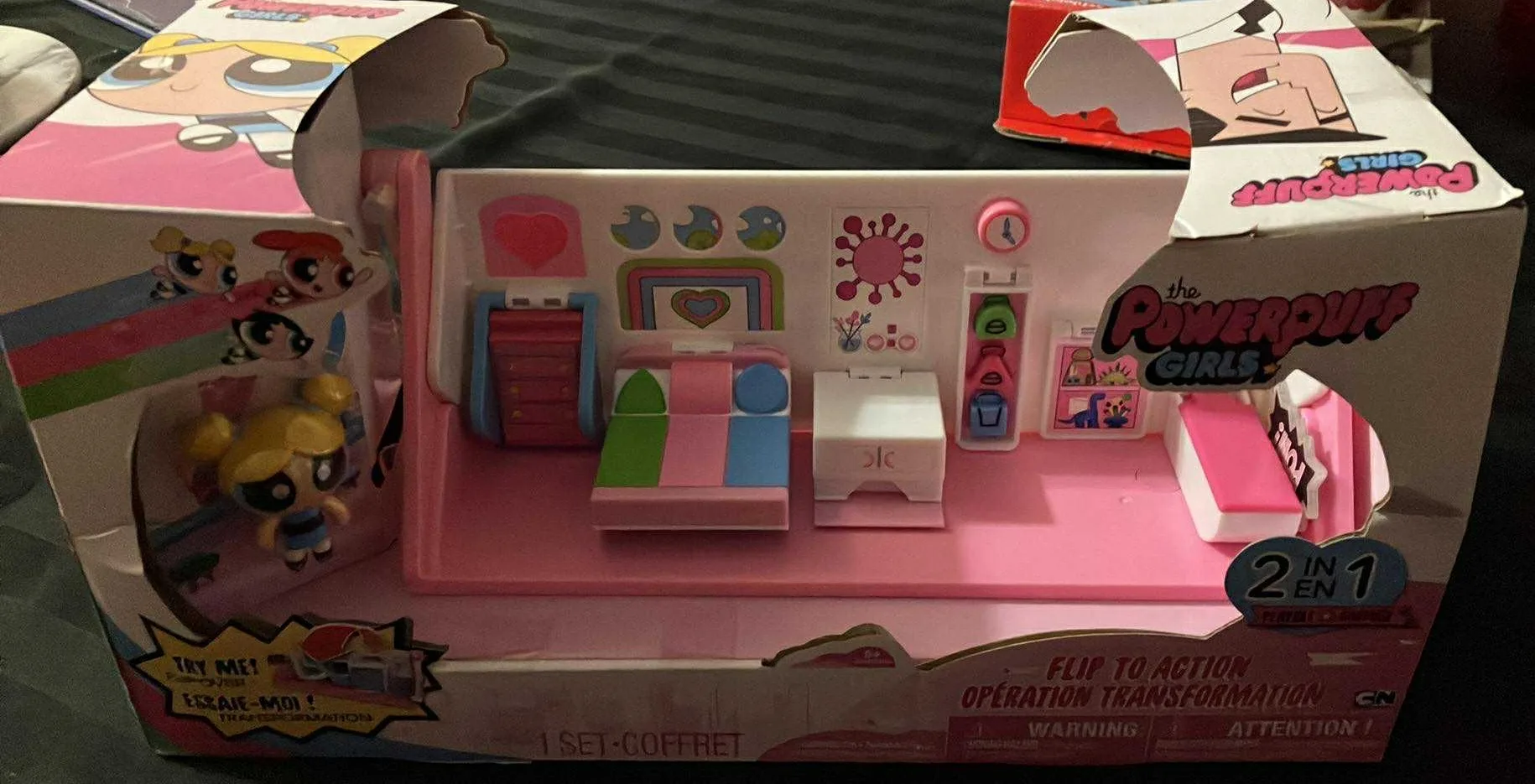 The Powerpuff Girls 2 in 1 Flip to Action Playset (New) image indicator(2)