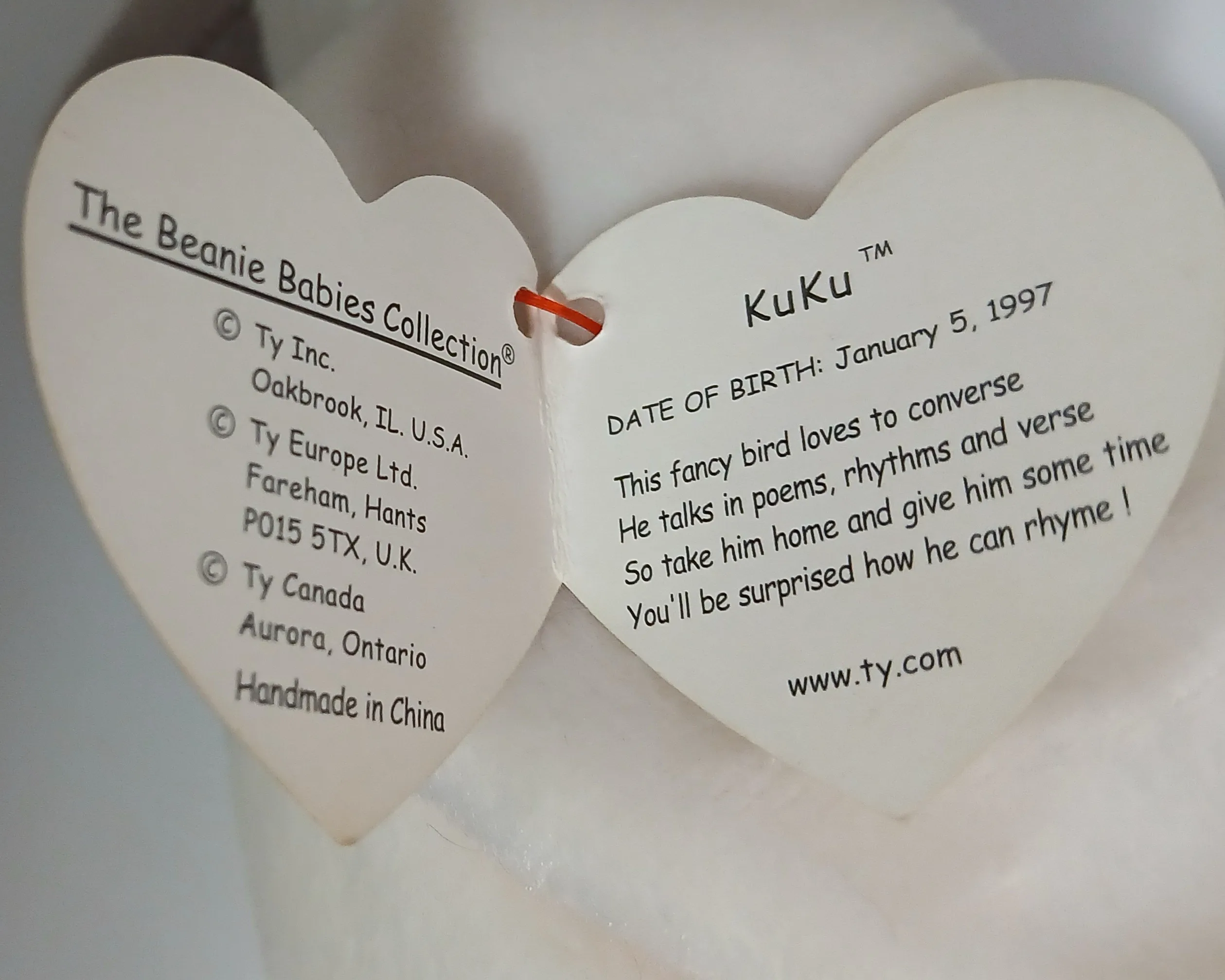 Stocking Stuffers,Ty Beany Babies w Birth Tags,Like new,$15 each image indicator(8)