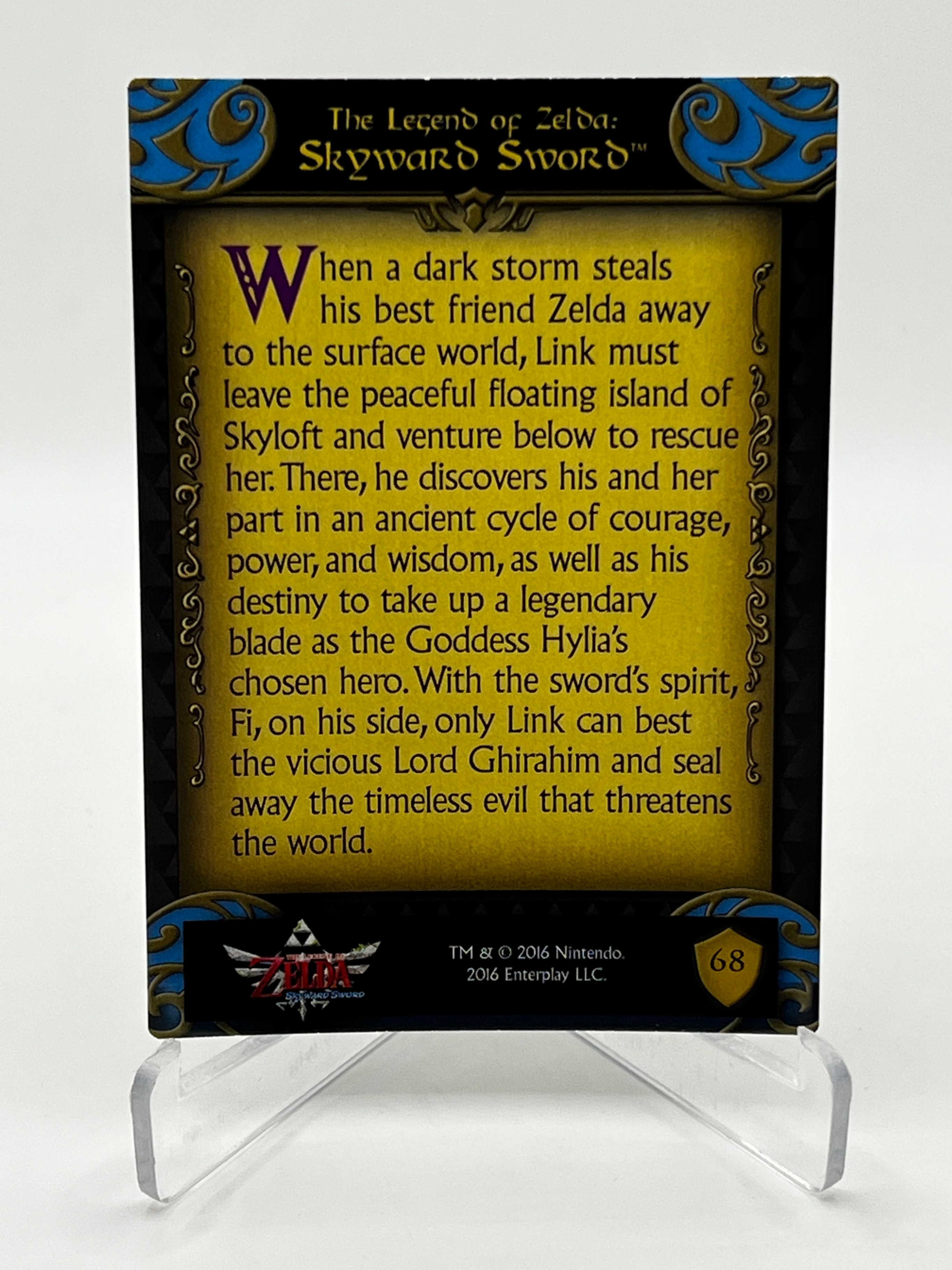 Legend of Zelda Skyward Sword #68 Holo Trading Card M/NM - photo 2