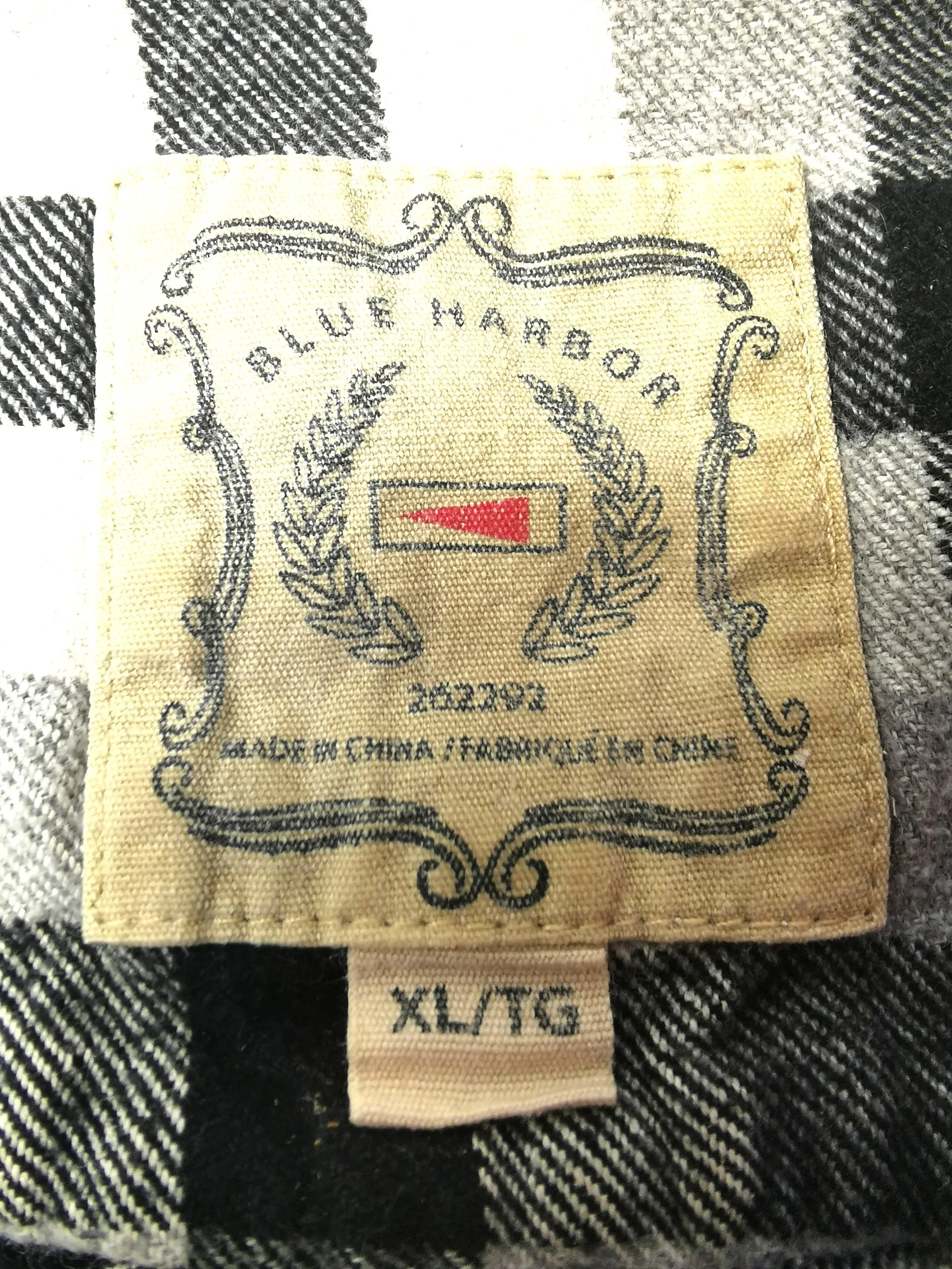 Blue Harbor Shirt Long Sleeve Flannel Button Up Men's Size XL image indicator(6)