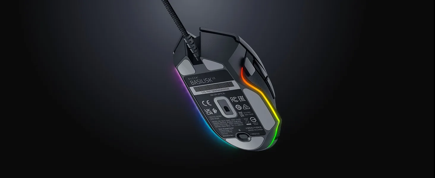 Razer Basilisk v3 series Gaming Mouse – like new, matte black image indicator(3)