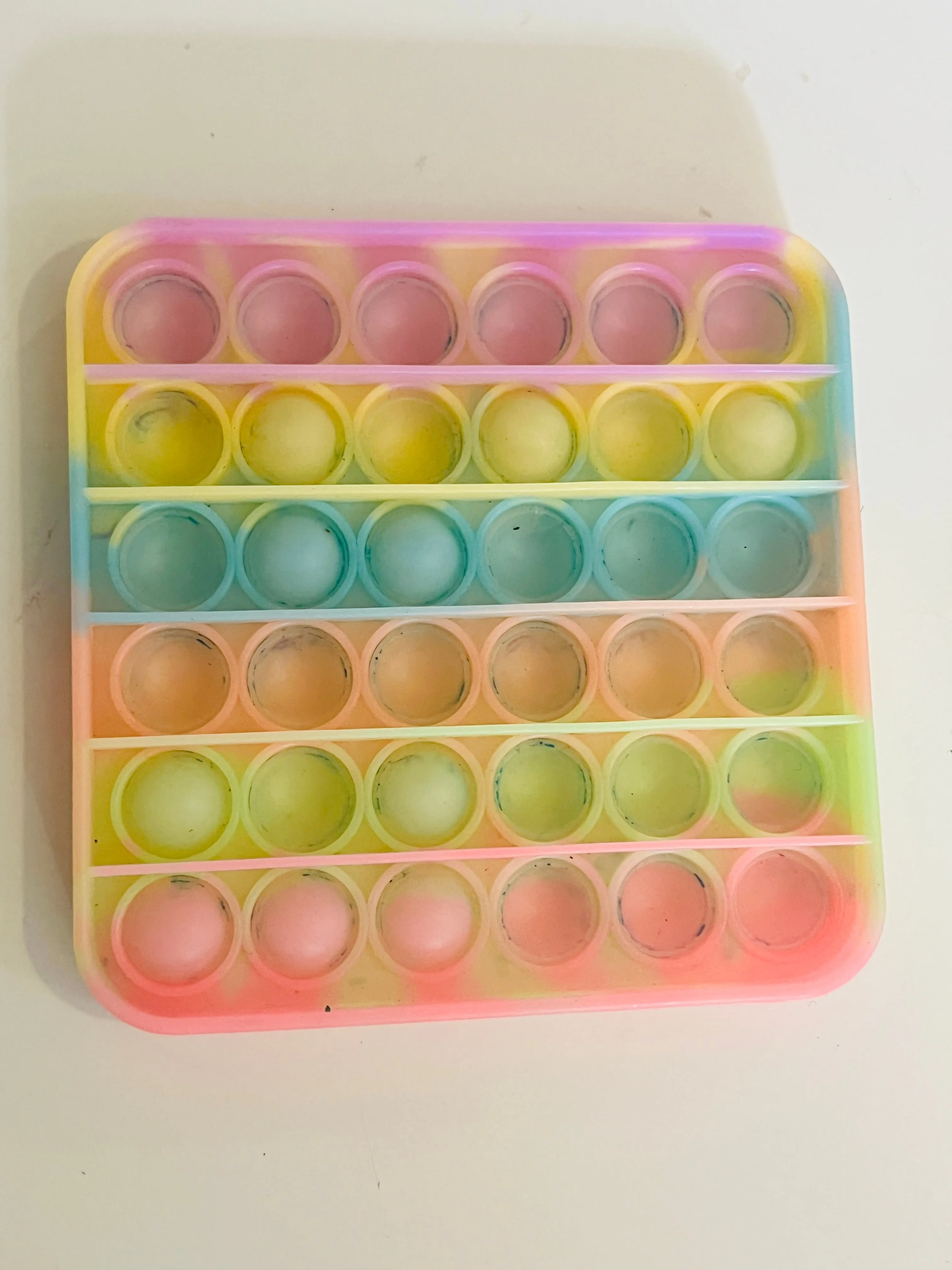 2 Popit or Popper toy rainbow color for Kids Adults image indicator(2)