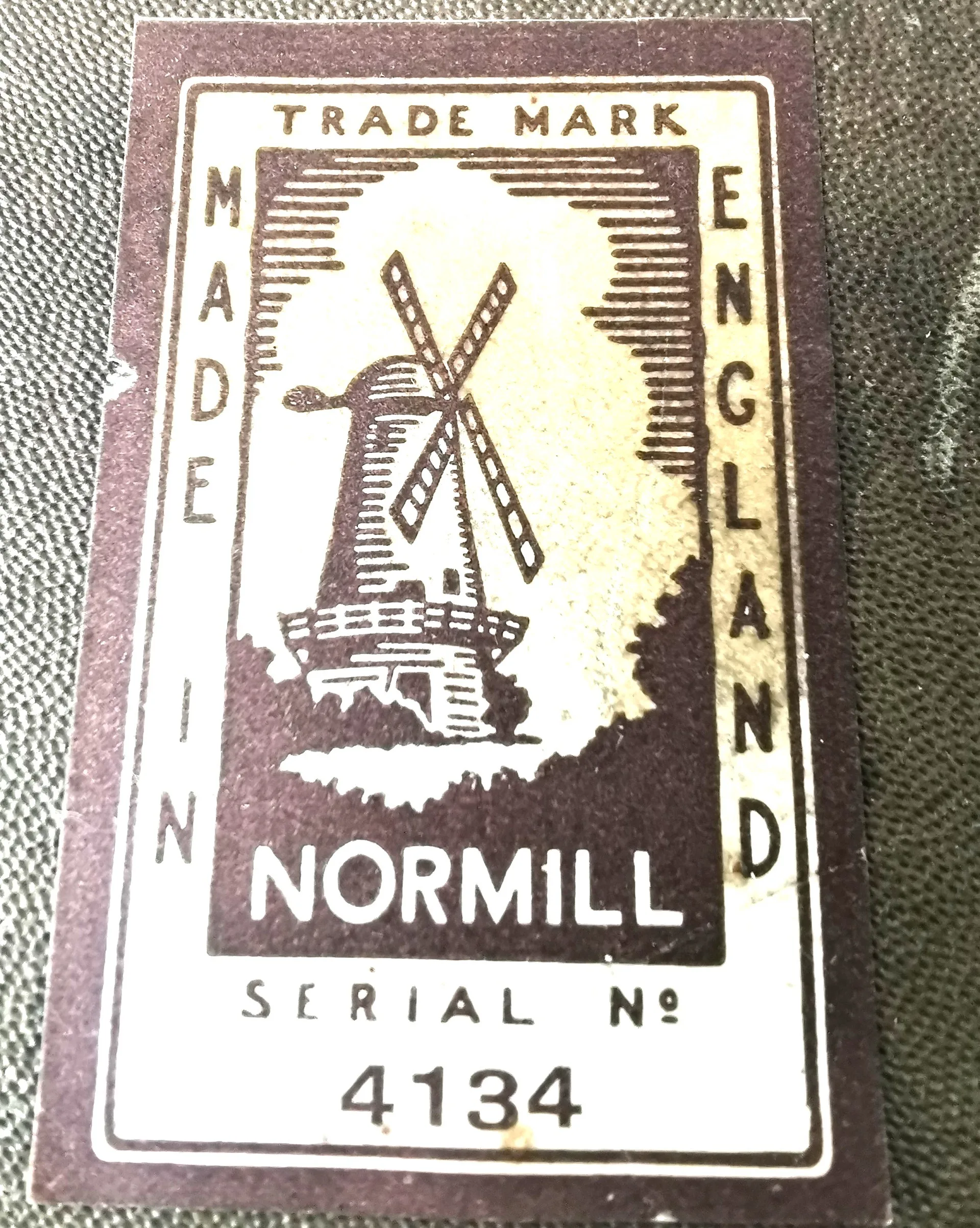 VINTAGE Normill Print "The Broken Mill" #4134 Made in England Mi image indicator(9)