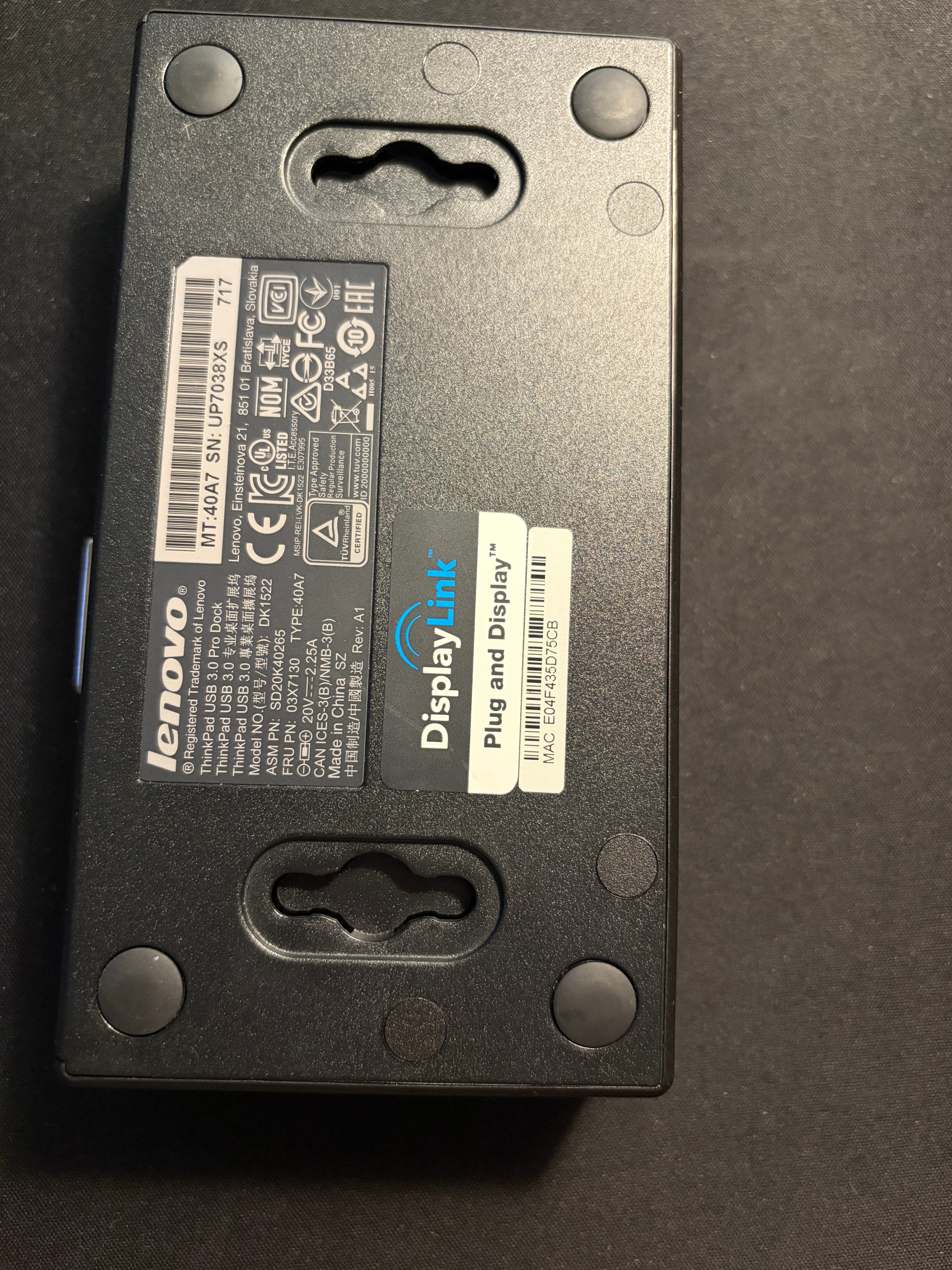Thinkpad USB3.0 Pro docking station - photo 4