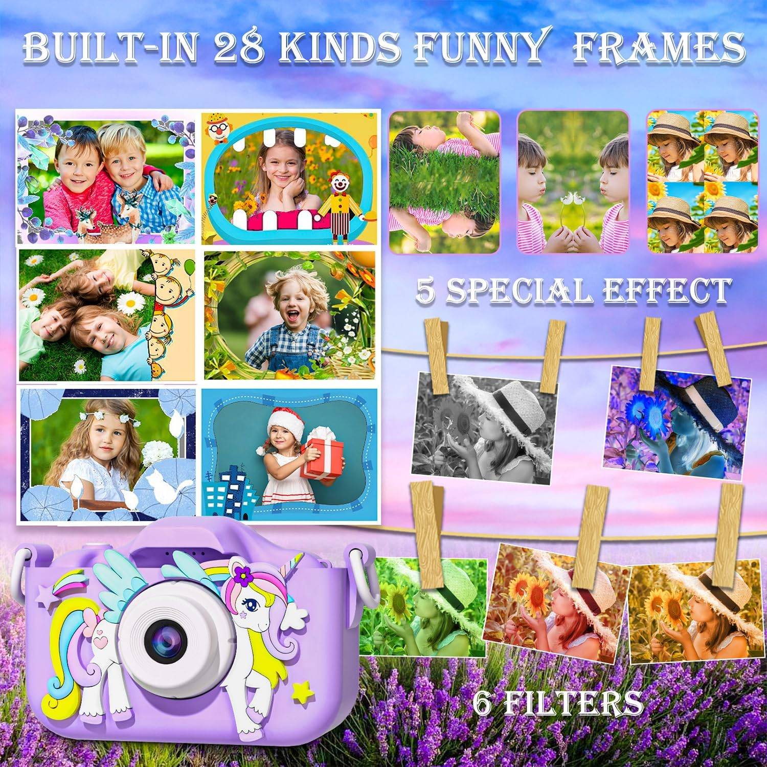 Kids Digital Camera - Cute Unicorn Design - photo 5