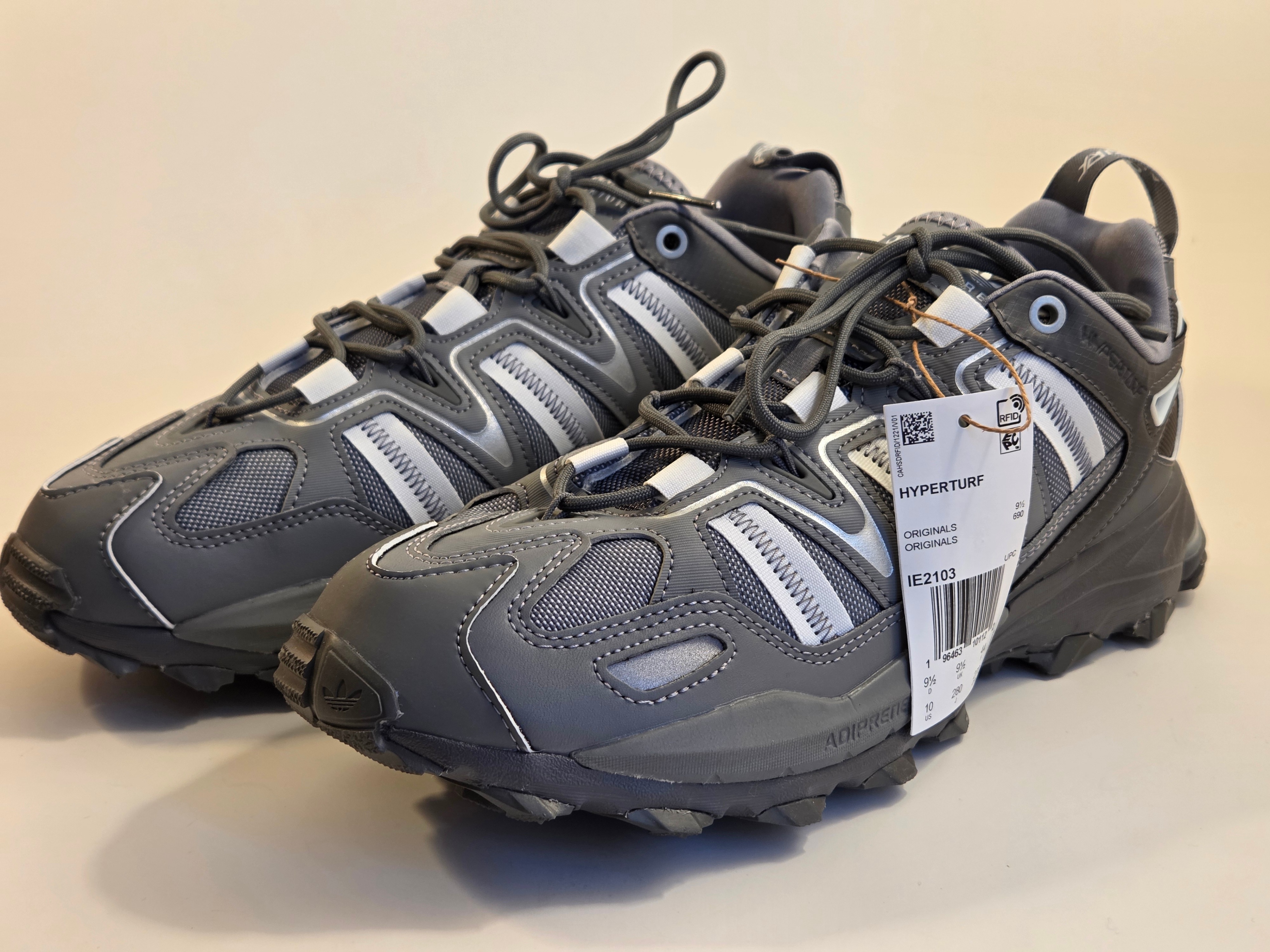 adidas Hyperturf IE2103 US 10 Grey – New w/Box - photo 4