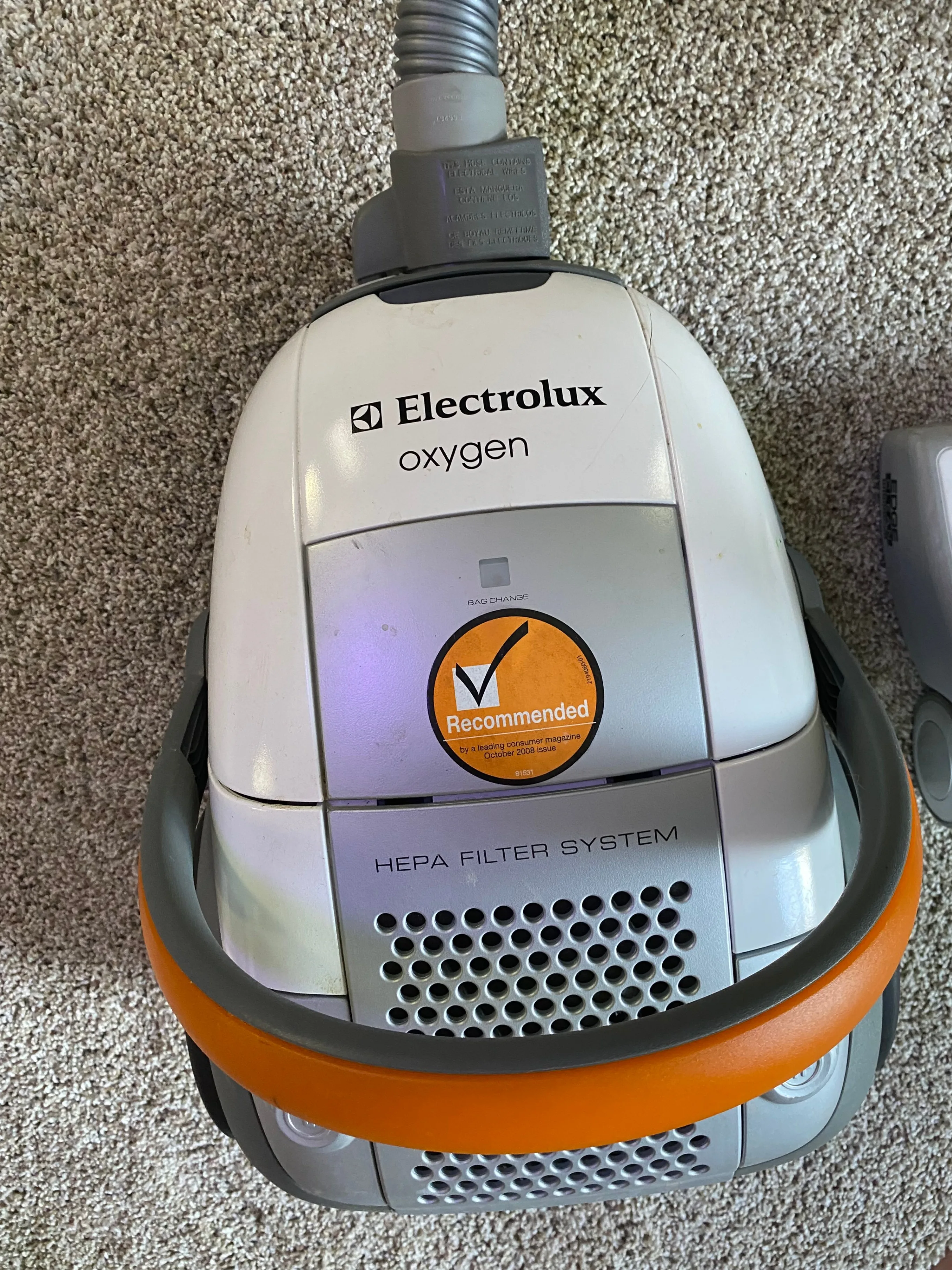 Electrolux Hepa Vacuum image indicator(2)