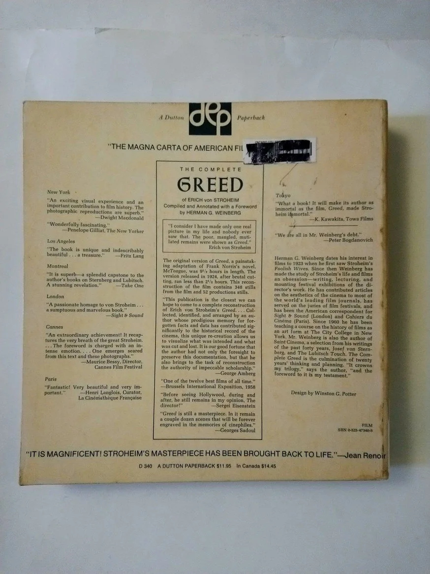 The Complete Greed: of Erich von Stroheim! image indicator(3)